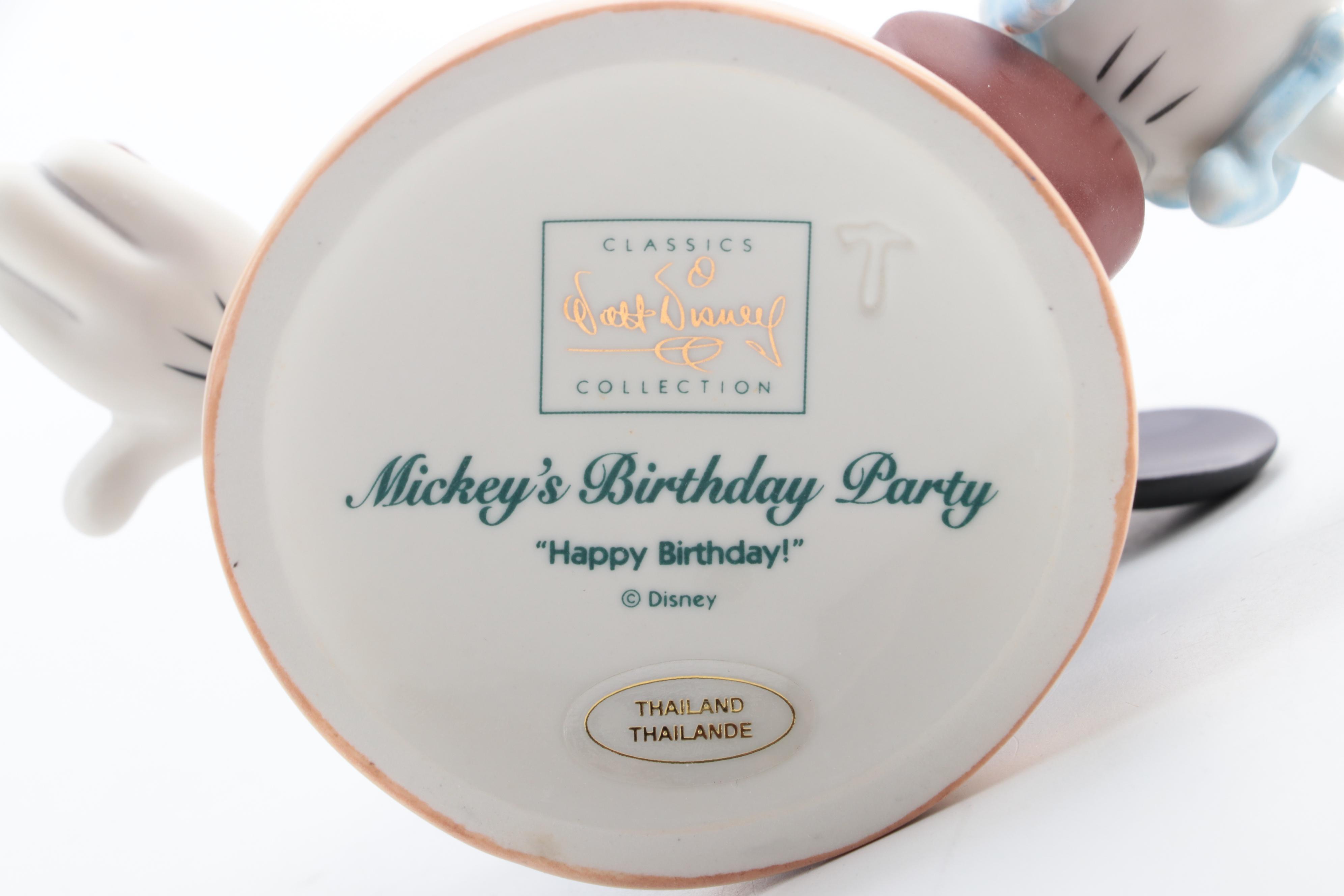 Limited Edition "Sharing the Vision" and More Ceramic Mickey Mouse Figurines