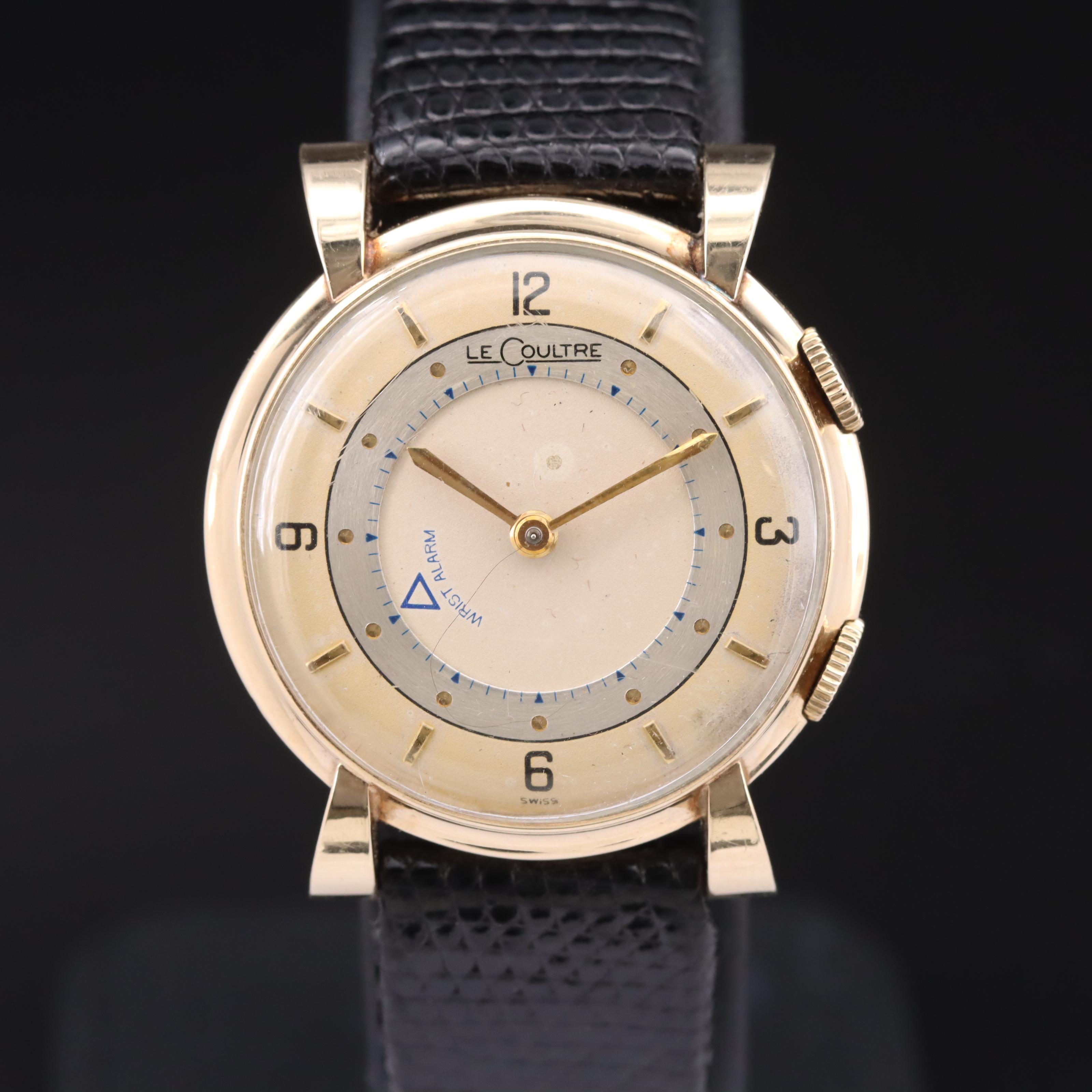 Vintage LeCoultre Wrist Alarm Watch