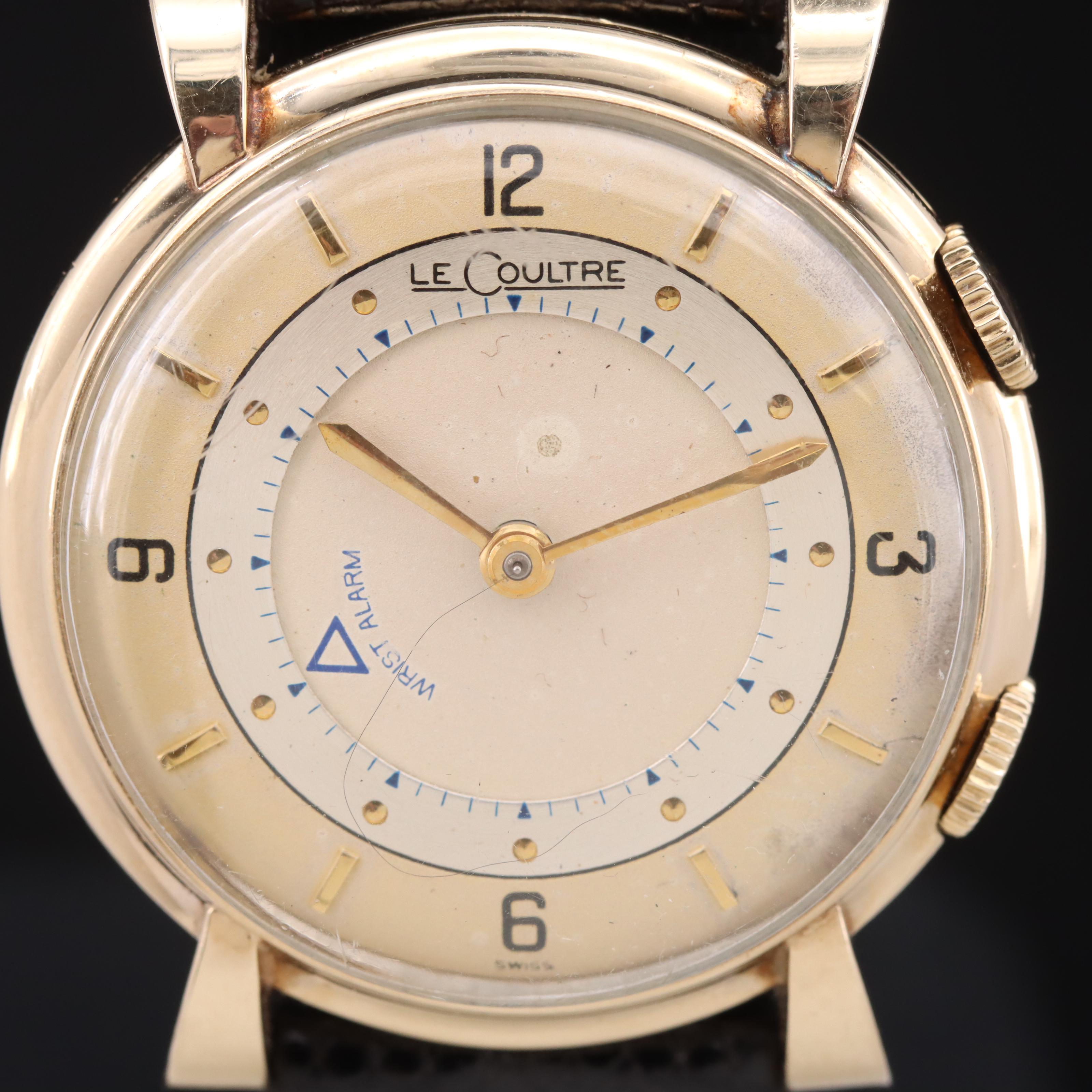 Vintage LeCoultre Wrist Alarm Watch