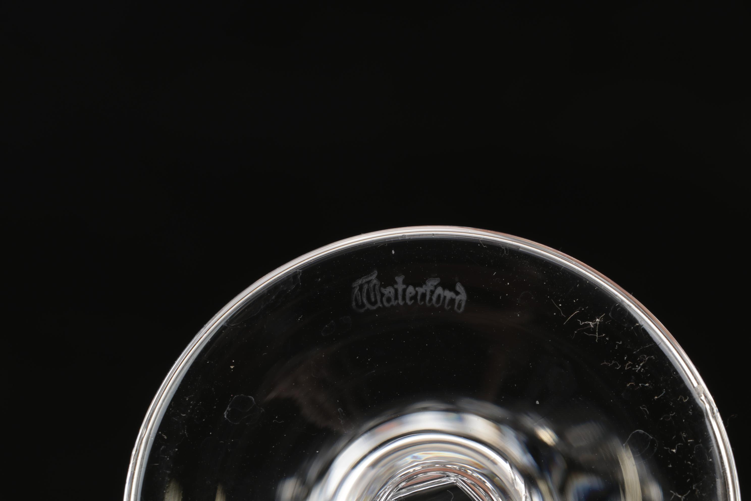 Waterford Crystal "Alana" Claret Wine Glasses, 1952-2022