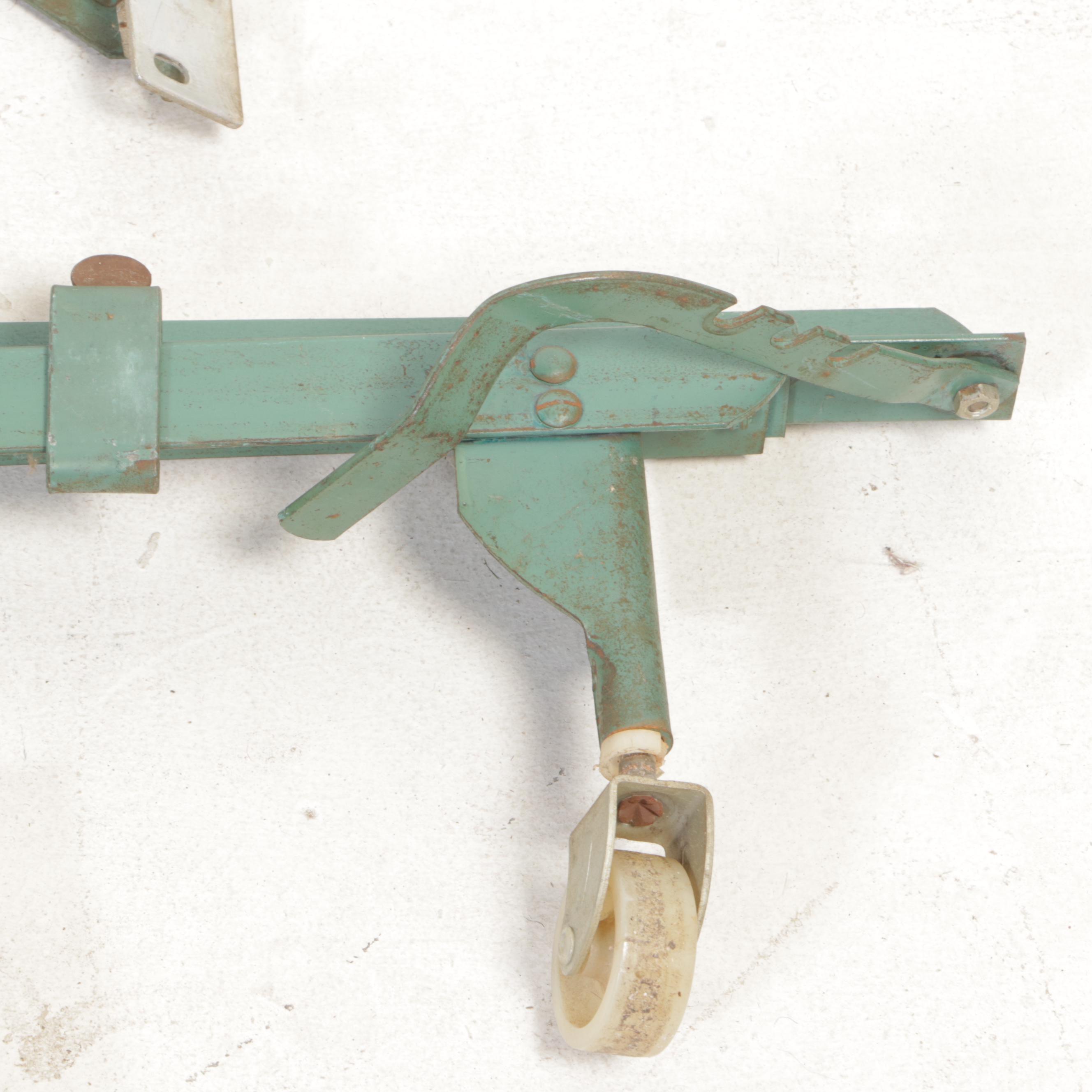 National of Mt. Airy Directoire Style Cherrywood King Headboard & Metal Frame