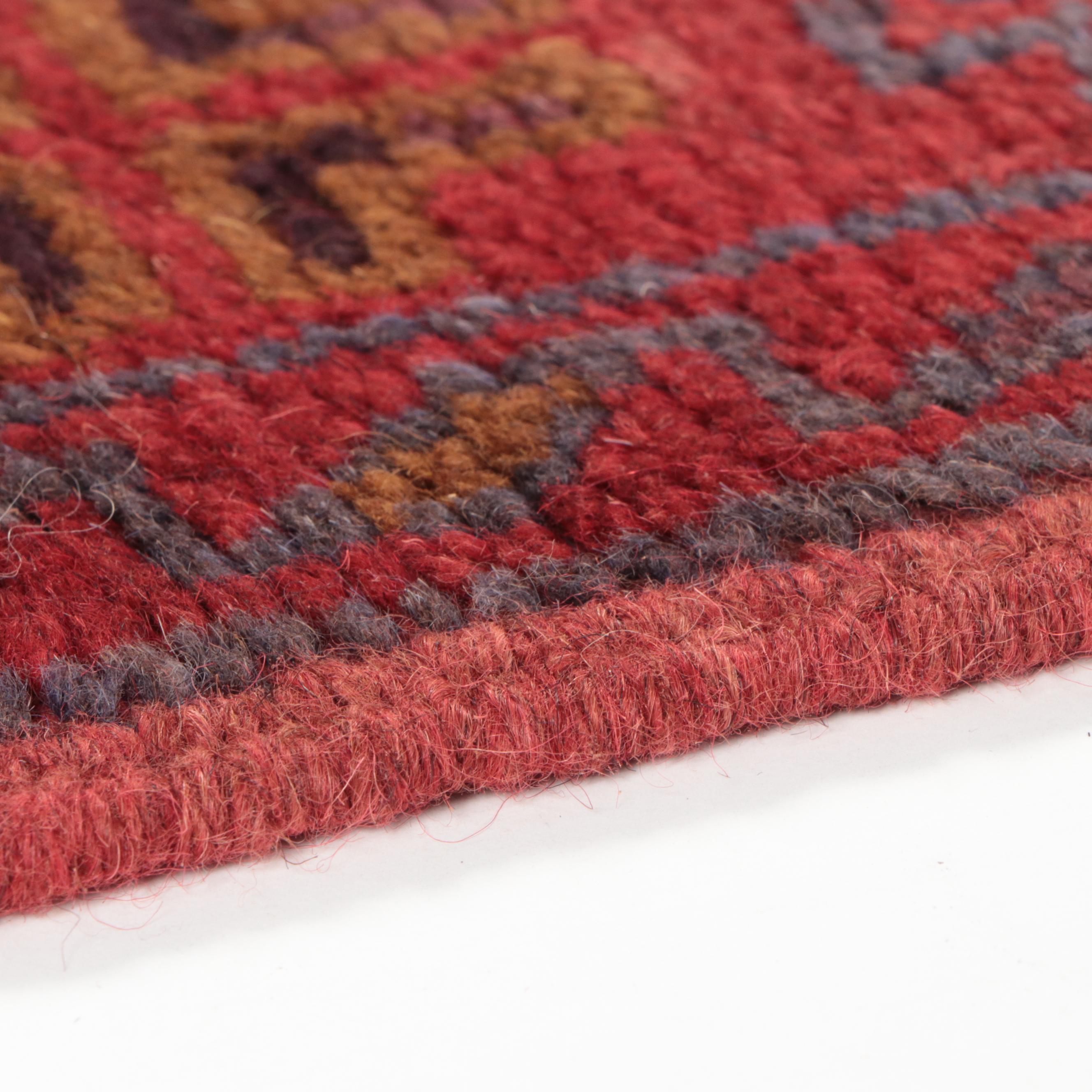 2'1 x 8'1 Handwoven Mixed-Technique Afghan Baluch Carpet Runner