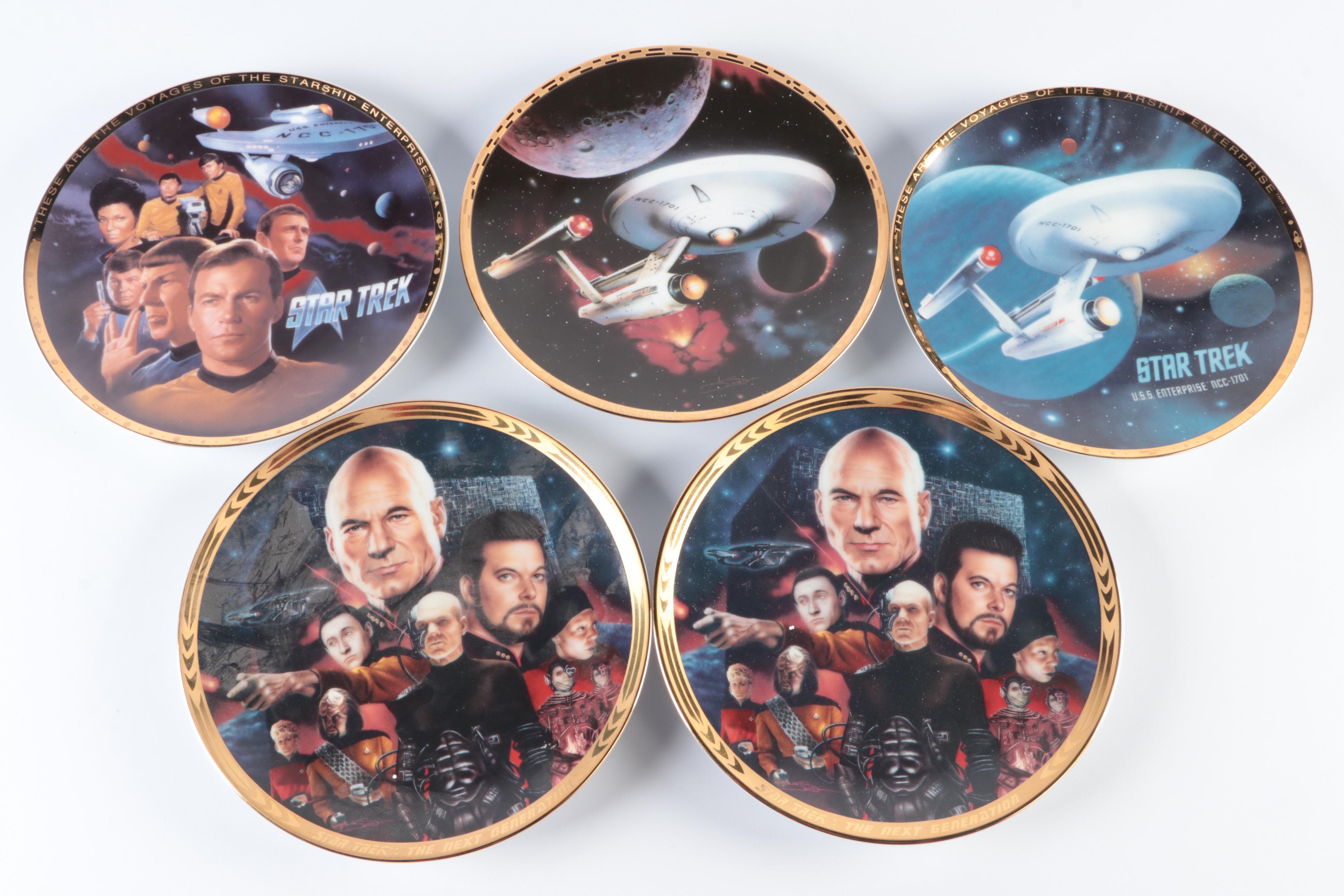 The Hamilton Collection and Other Star Trek Collectors Plates