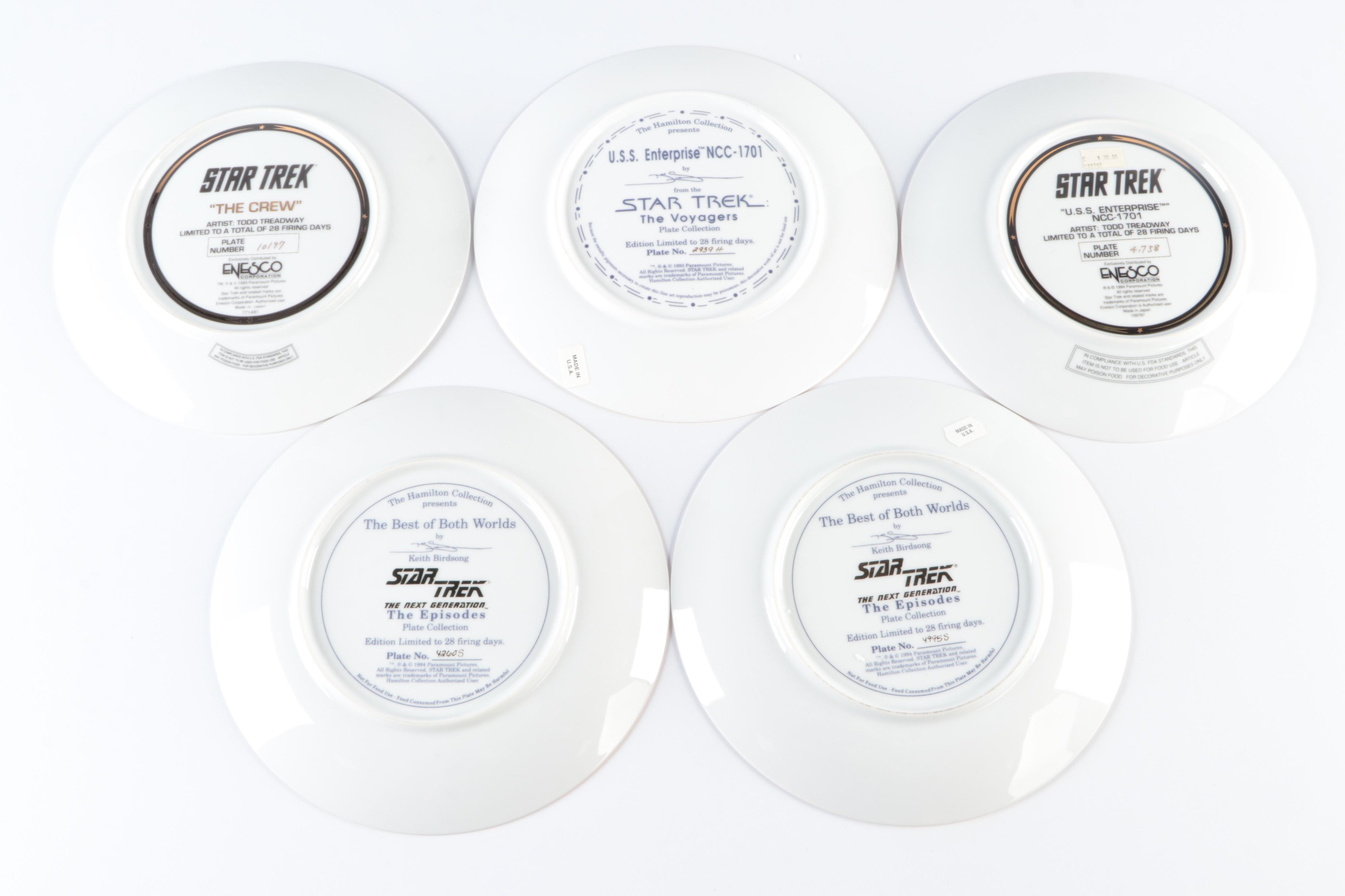 The Hamilton Collection and Other Star Trek Collectors Plates