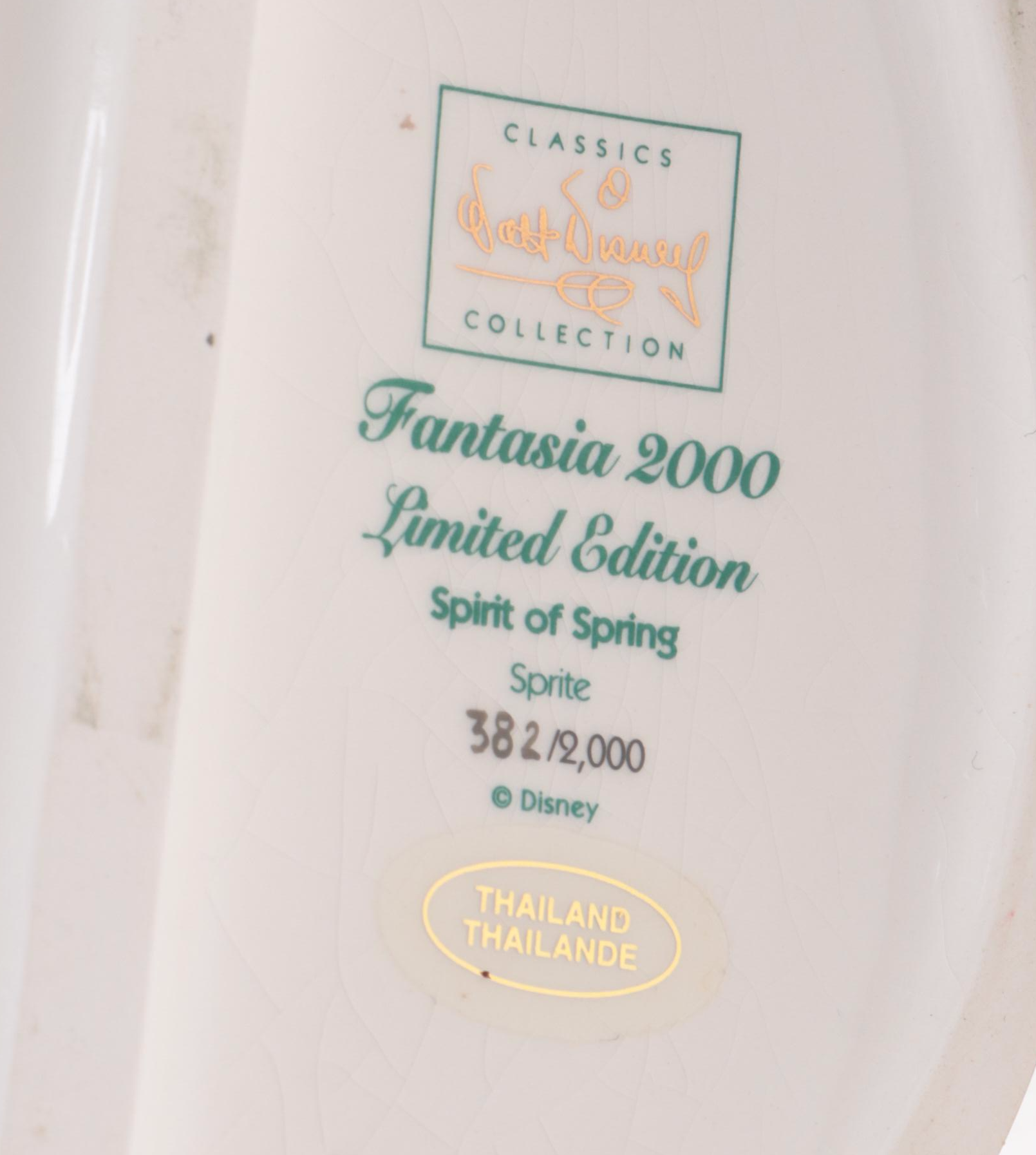 Walt Disney Classics Collection "Fantasia" and "Fantasia 2000" Ceramic Figurines