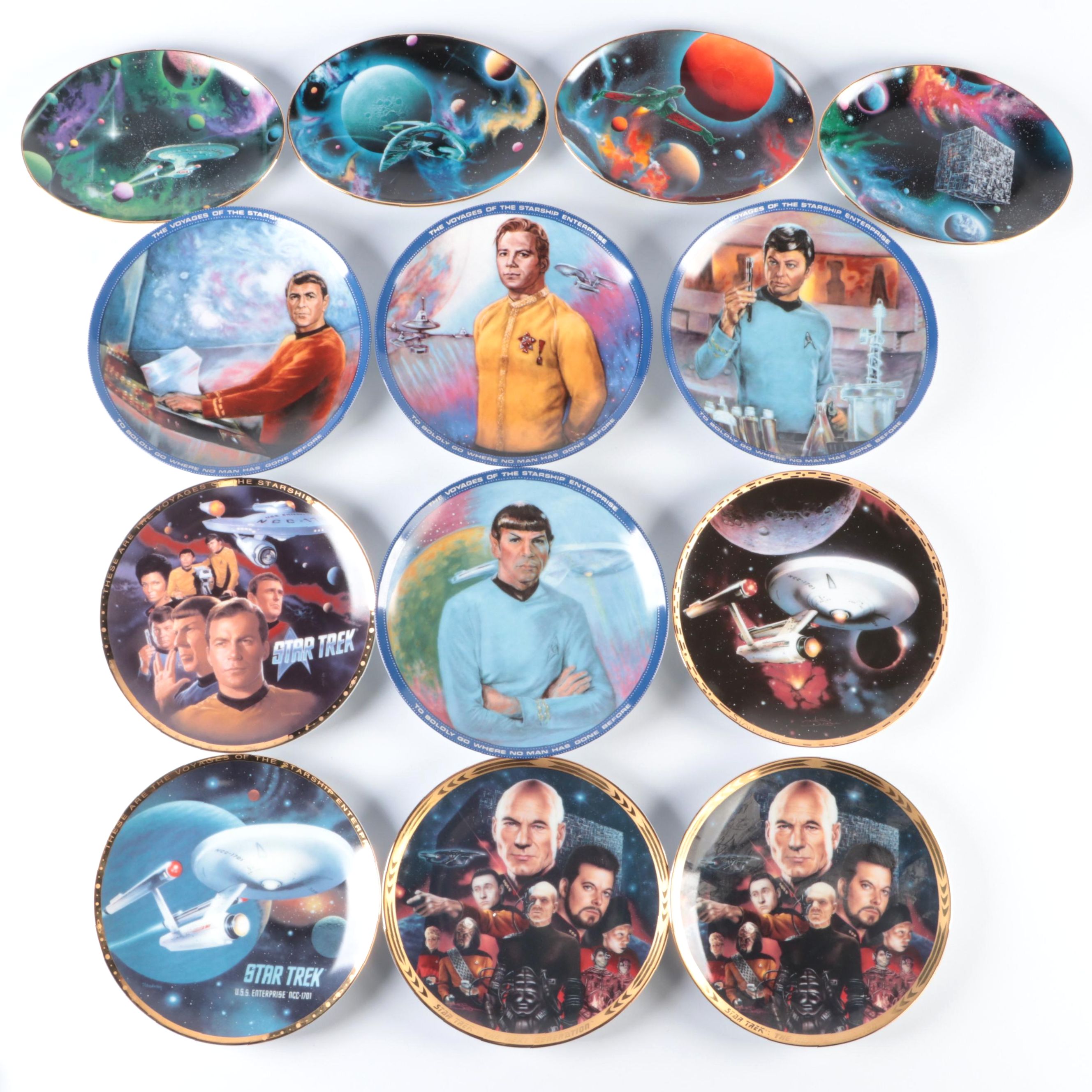 The Hamilton Collection and Other Star Trek Collectors Plates