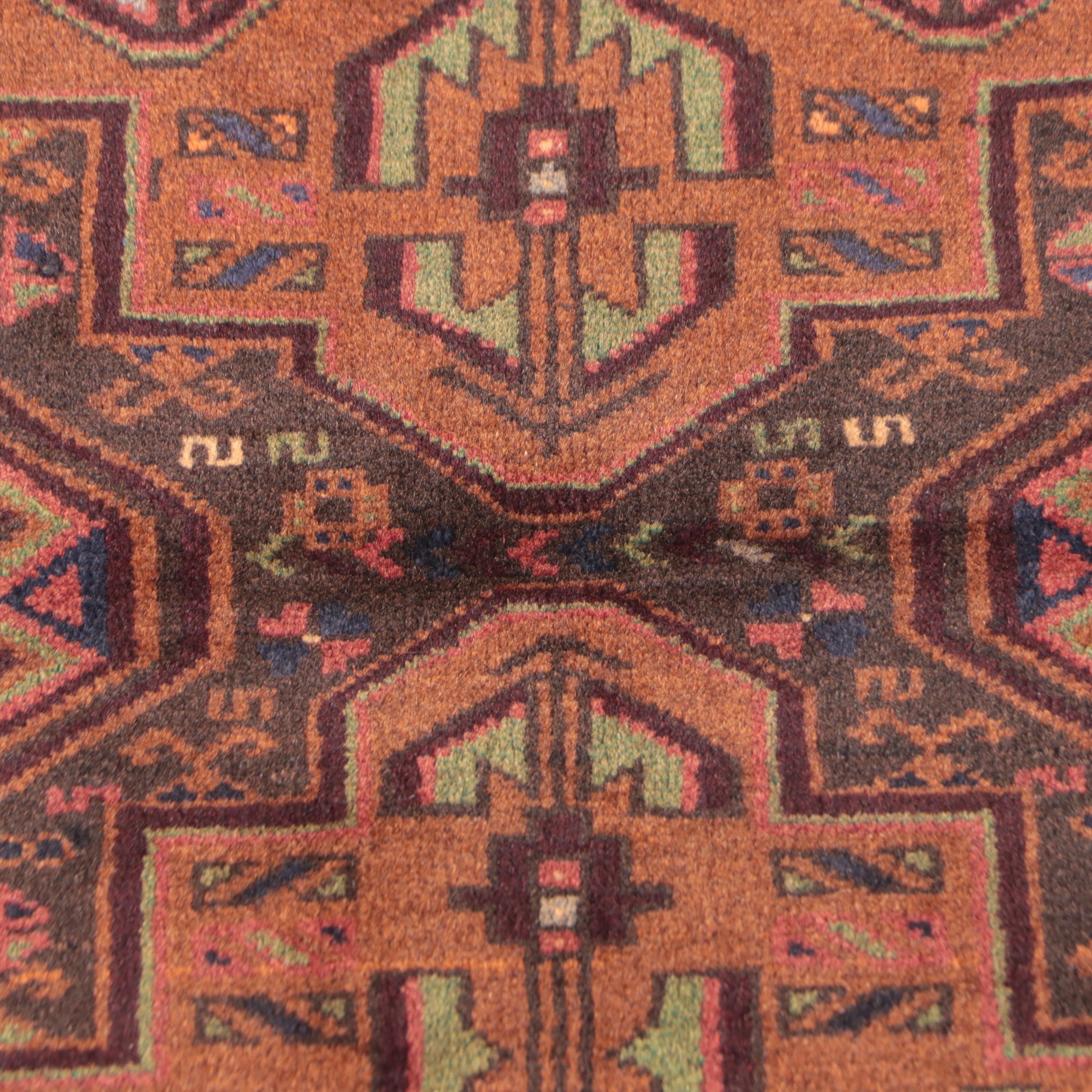 2'9 x 4'1 Hand-Knotted Afghan Taimani Accent Rug