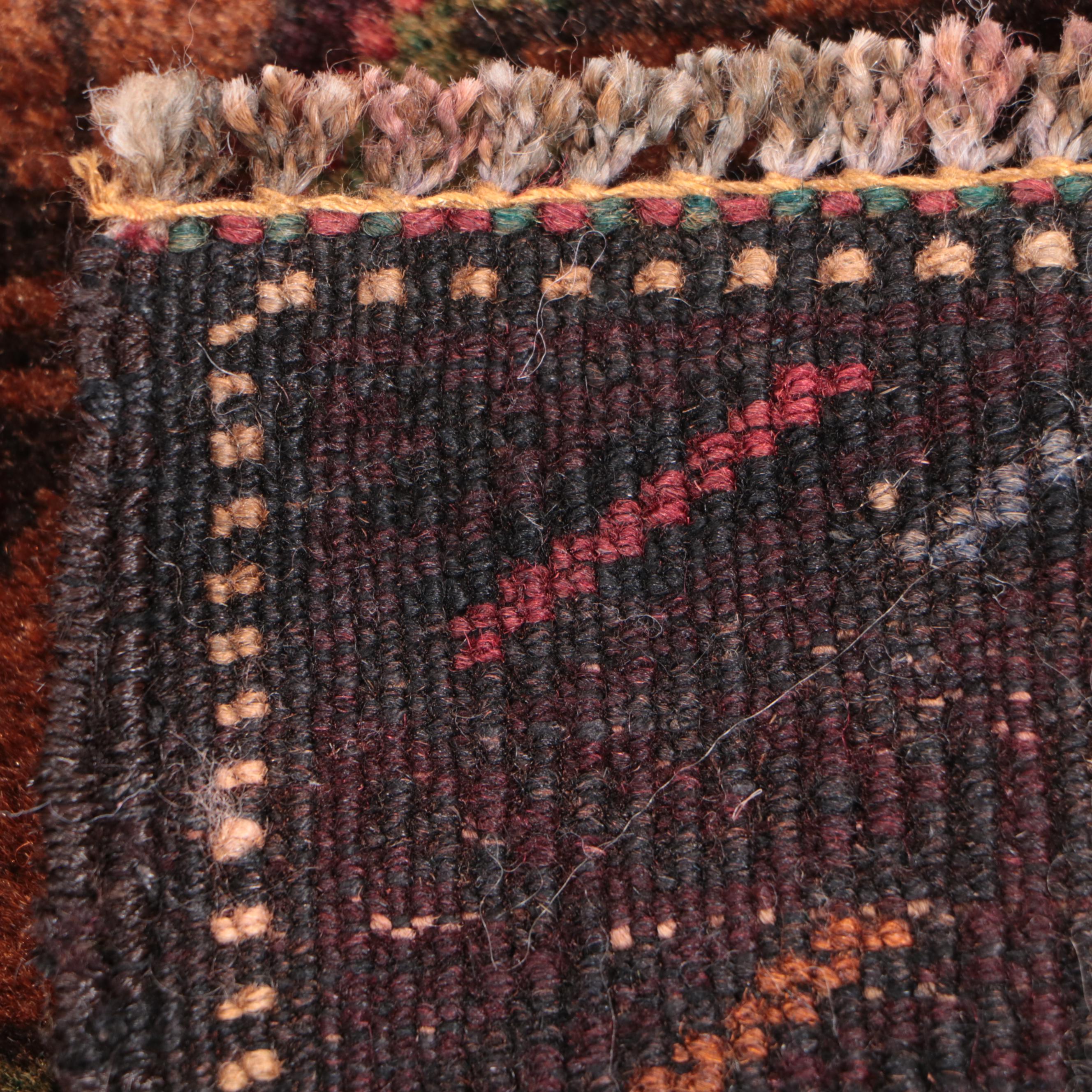 2'9 x 4'1 Hand-Knotted Afghan Taimani Accent Rug