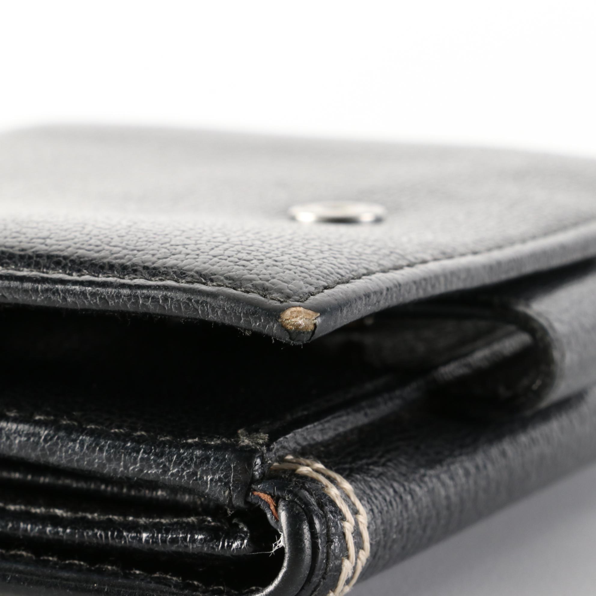 Christian Dior Leather Saddle Compact Wallet