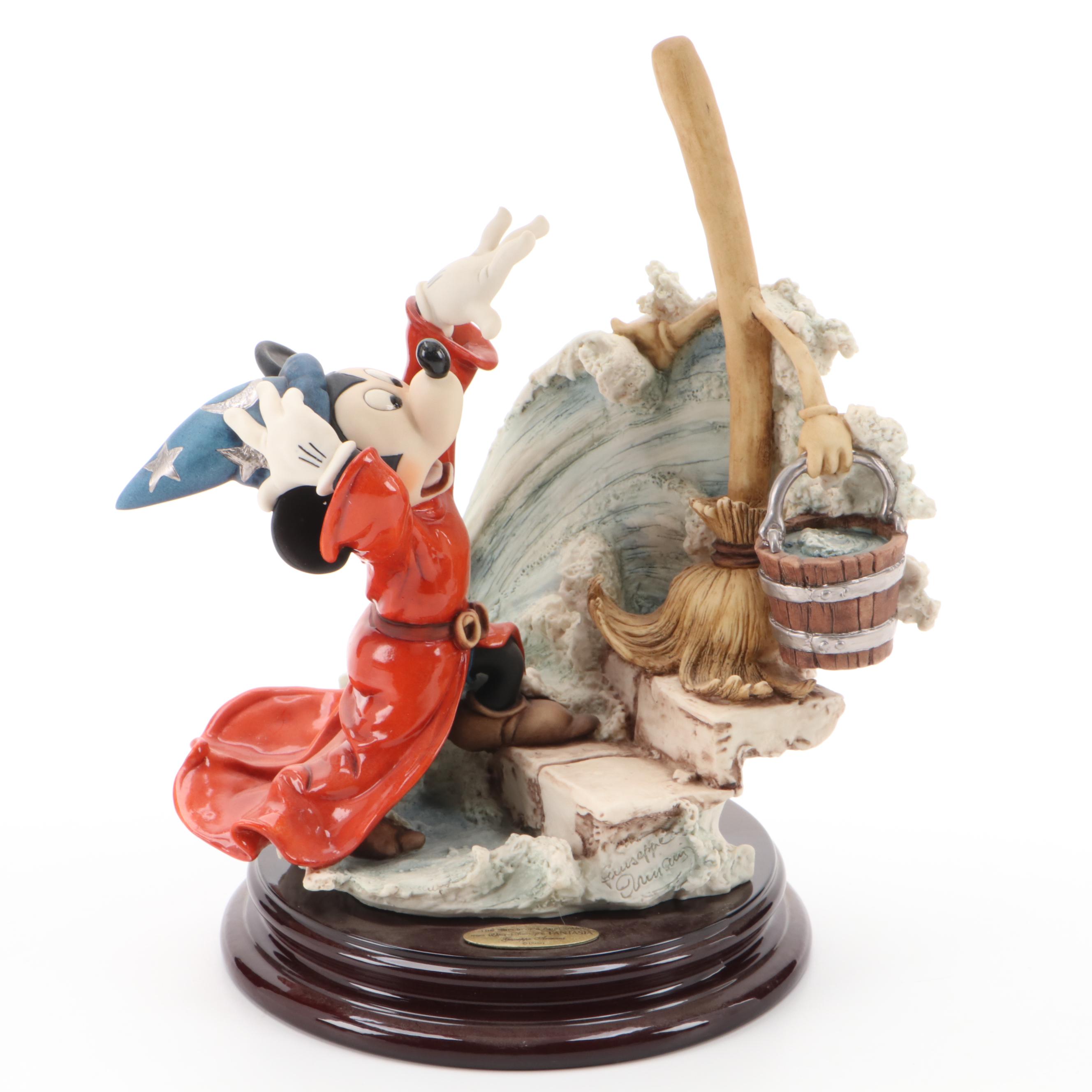 Guiseppe Armani Porcelain "The Sorcerer's Apprentice" Tableau Scene