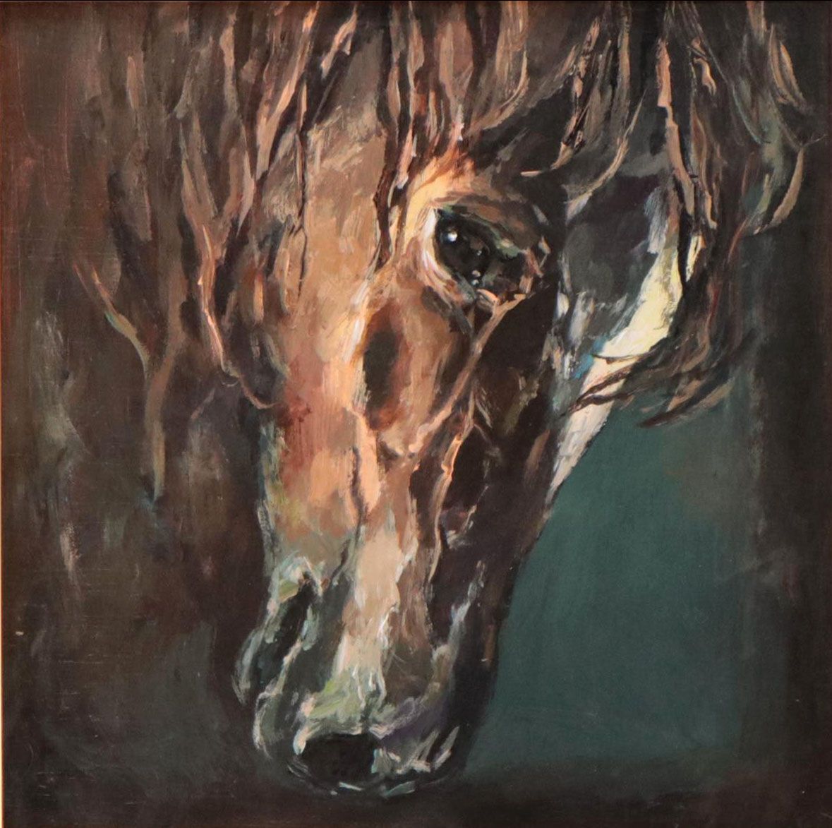 Oil Painting of Horse, 1997