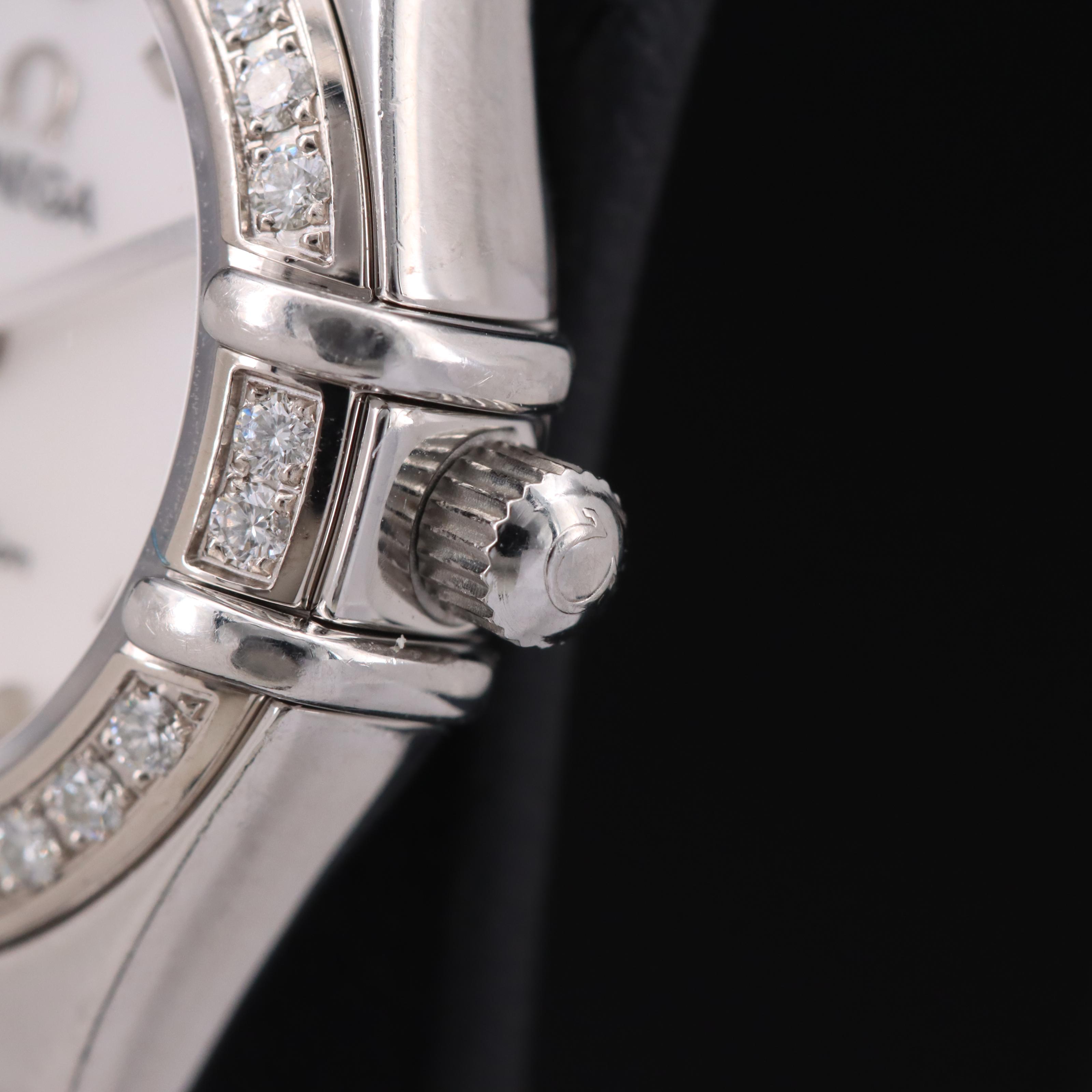 Omega Constellation Mother-of-Pearl Dial and Diamond Bezel Watch