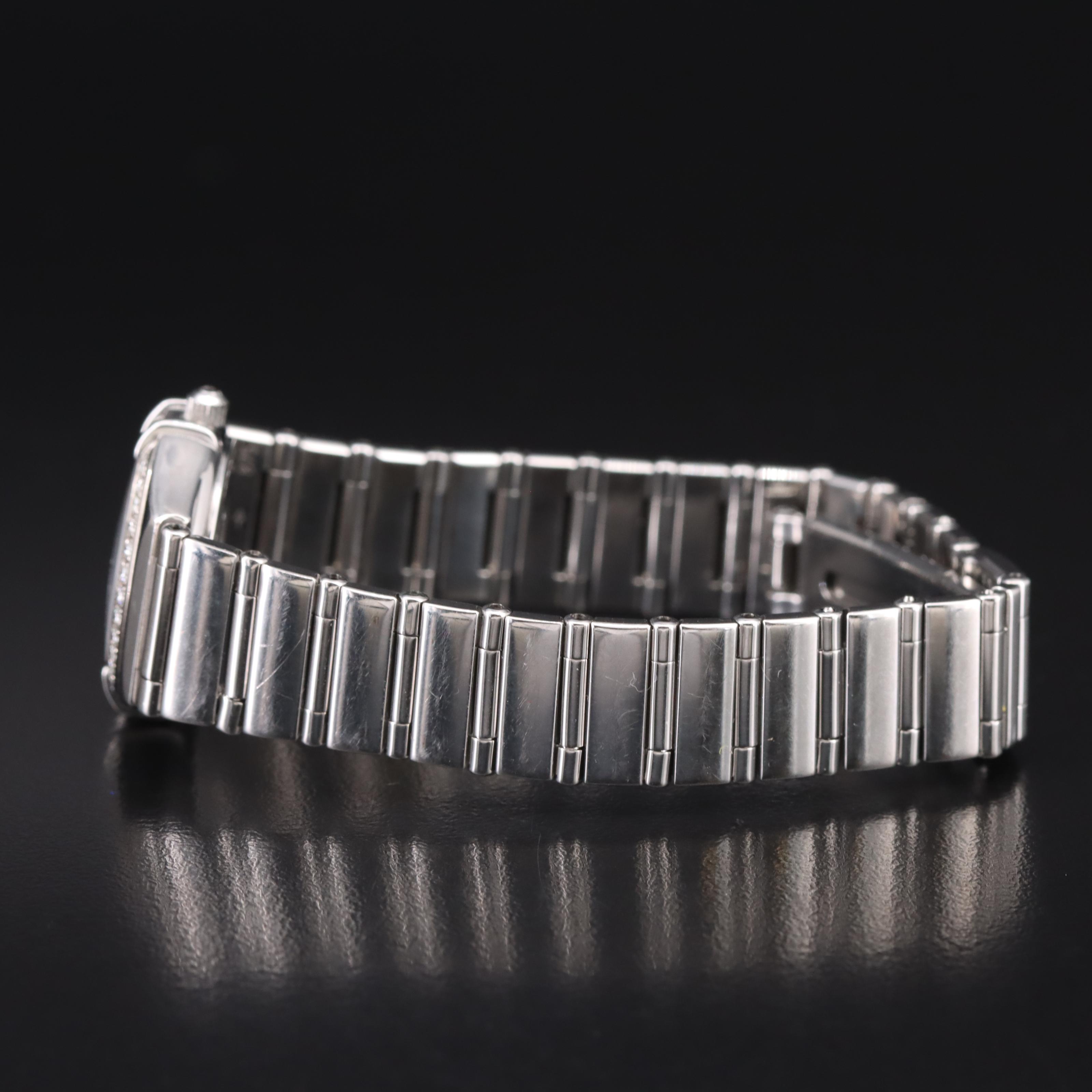 Omega Constellation Mother-of-Pearl Dial and Diamond Bezel Watch