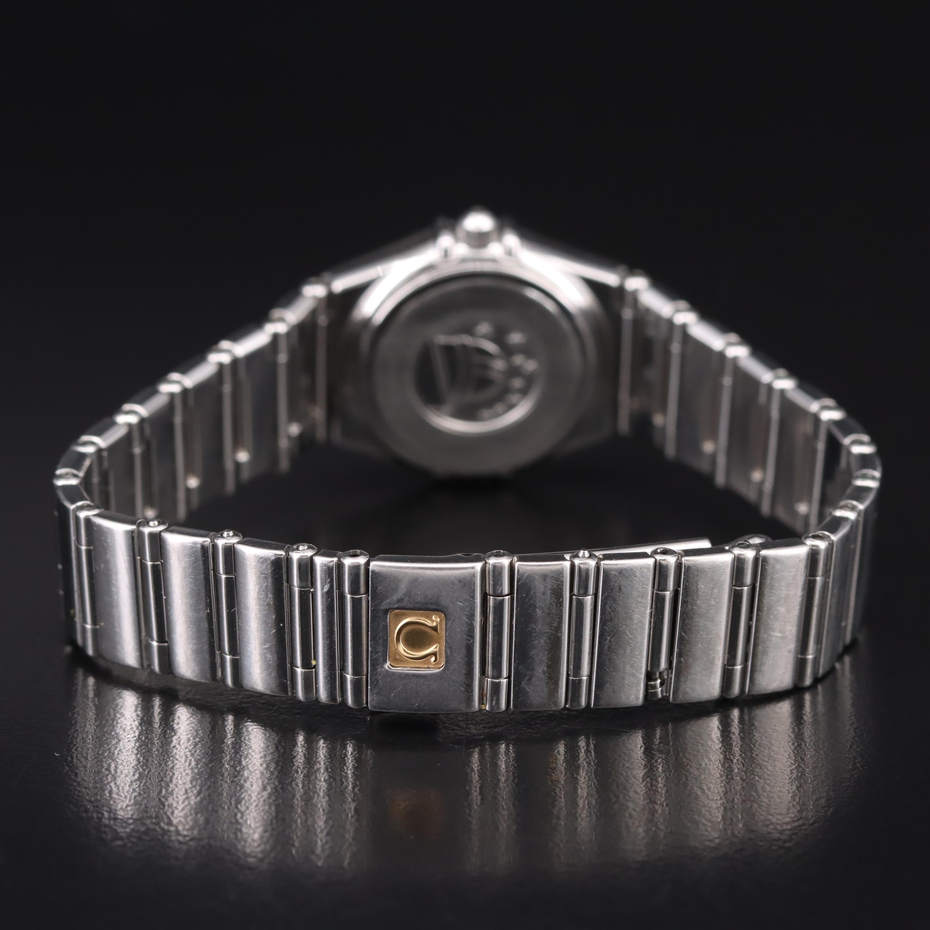Omega Constellation Mother-of-Pearl Dial and Diamond Bezel Watch