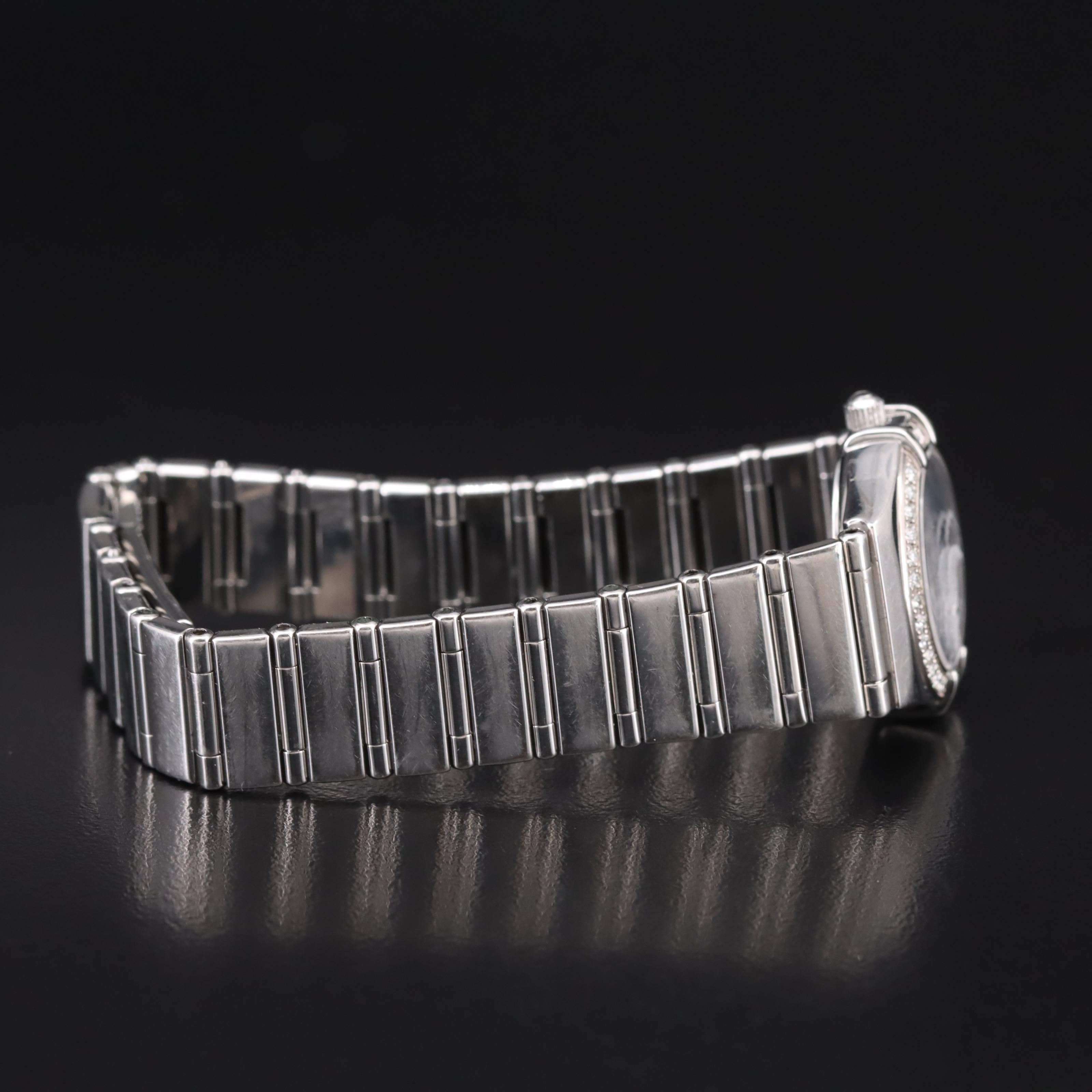 Omega Constellation Mother-of-Pearl Dial and Diamond Bezel Watch