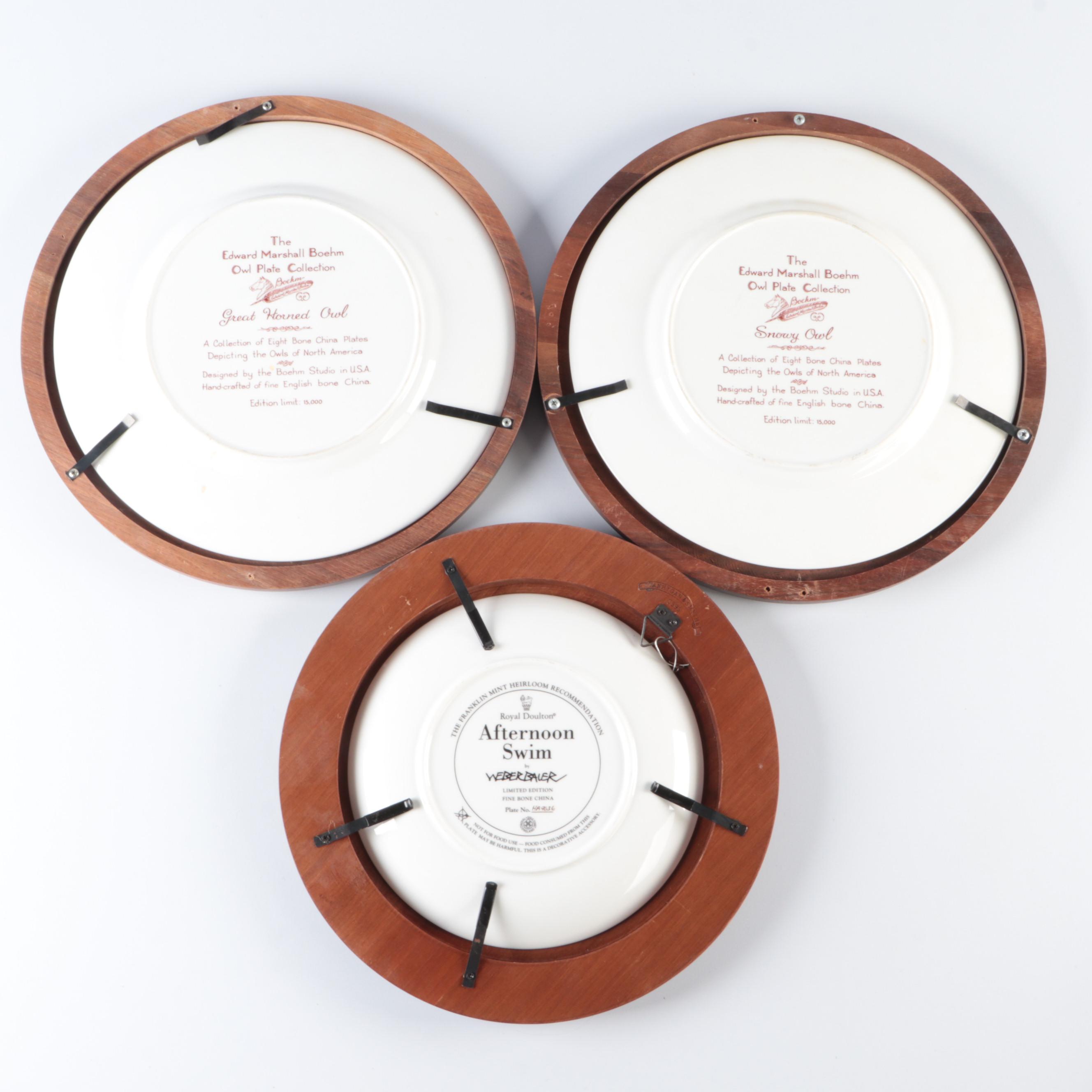 Royal Doulton "Afternoon Swim" and Other Collectors Plates