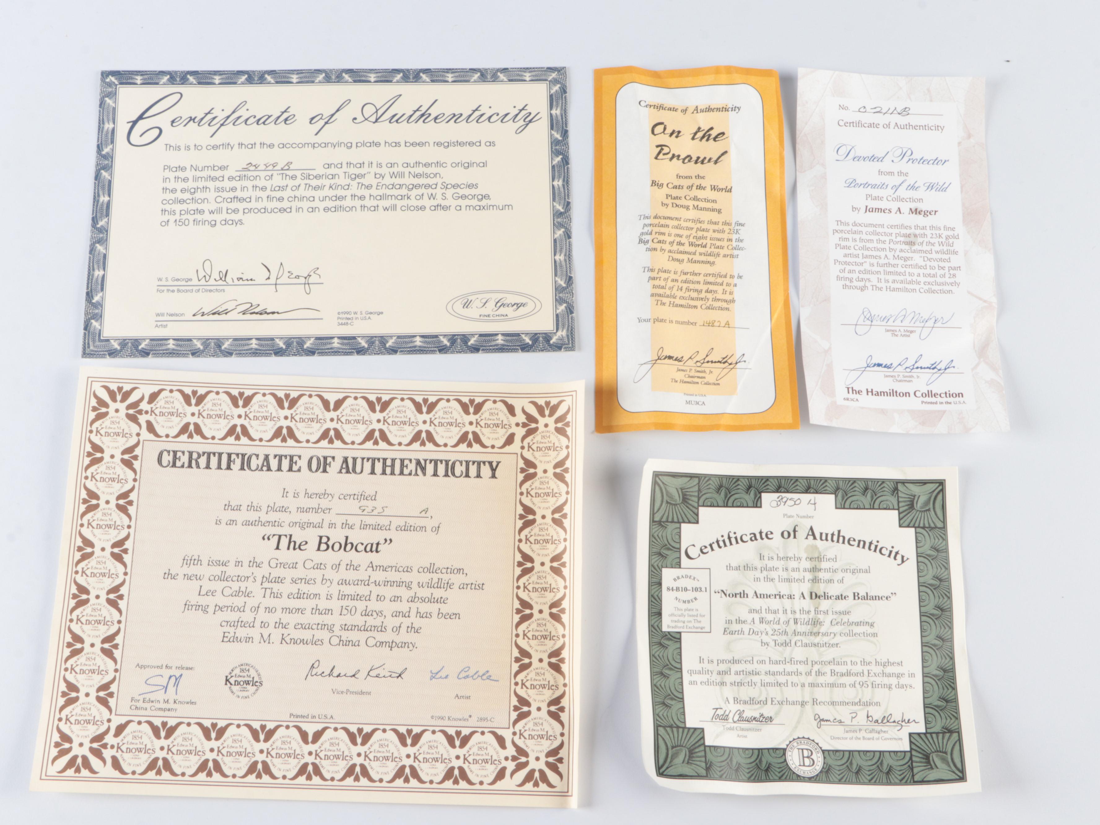 Royal Doulton "Afternoon Swim" and Other Collectors Plates