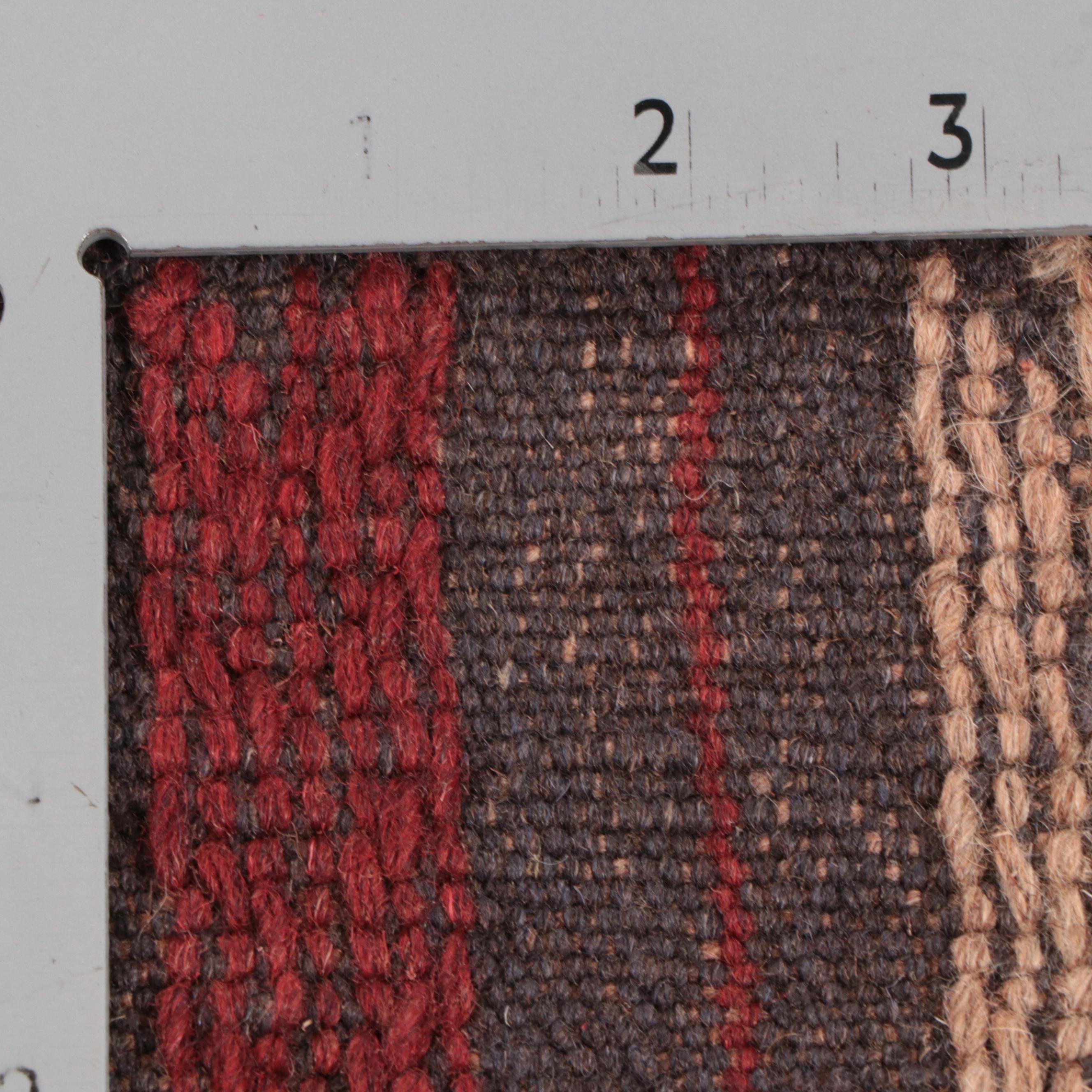 2' x 8'4 Hand-Knotted Afghan Mixed Technique Carpet Runner