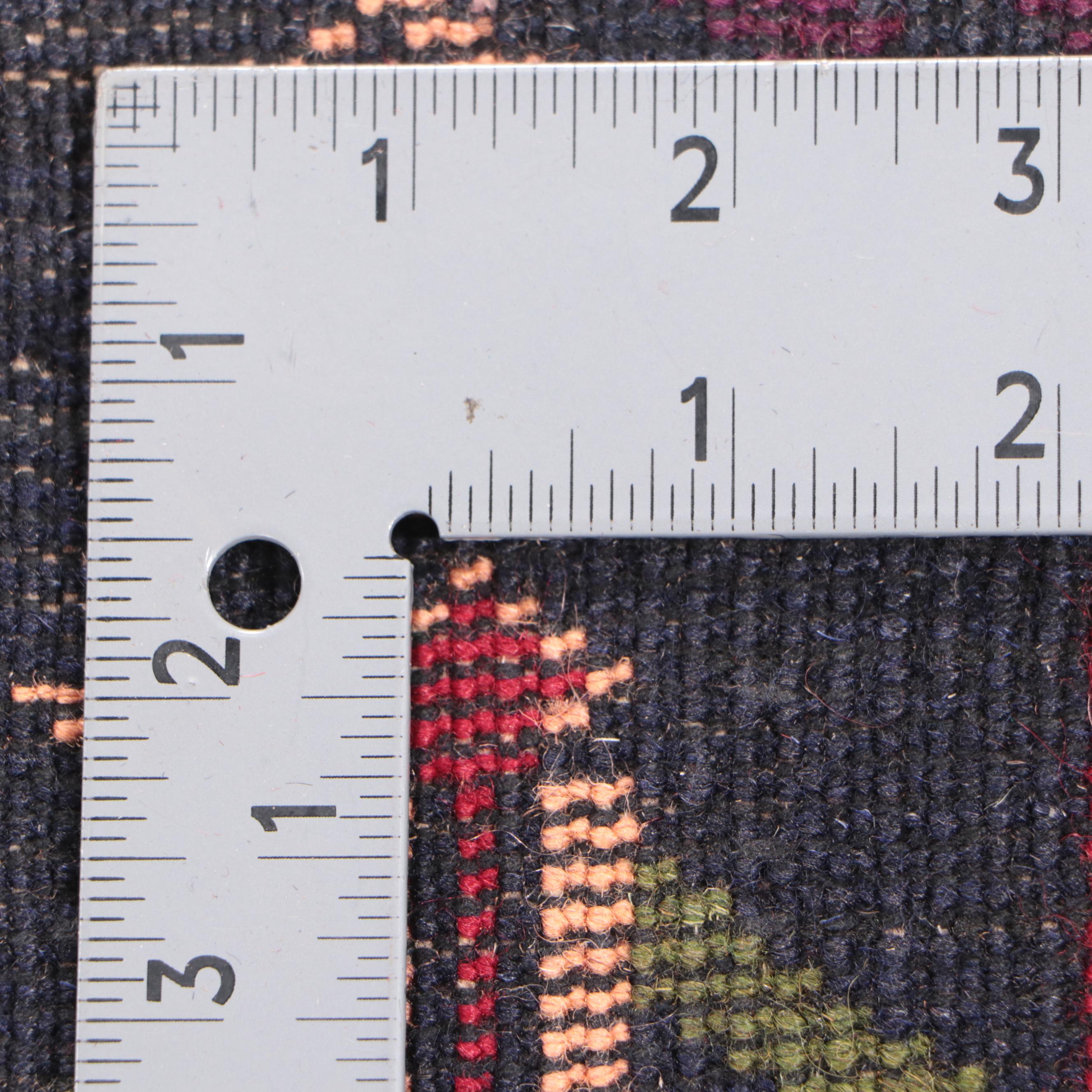 2'10 x 4'3 Hand-Knotted Afghan Pictorial Accent Rug