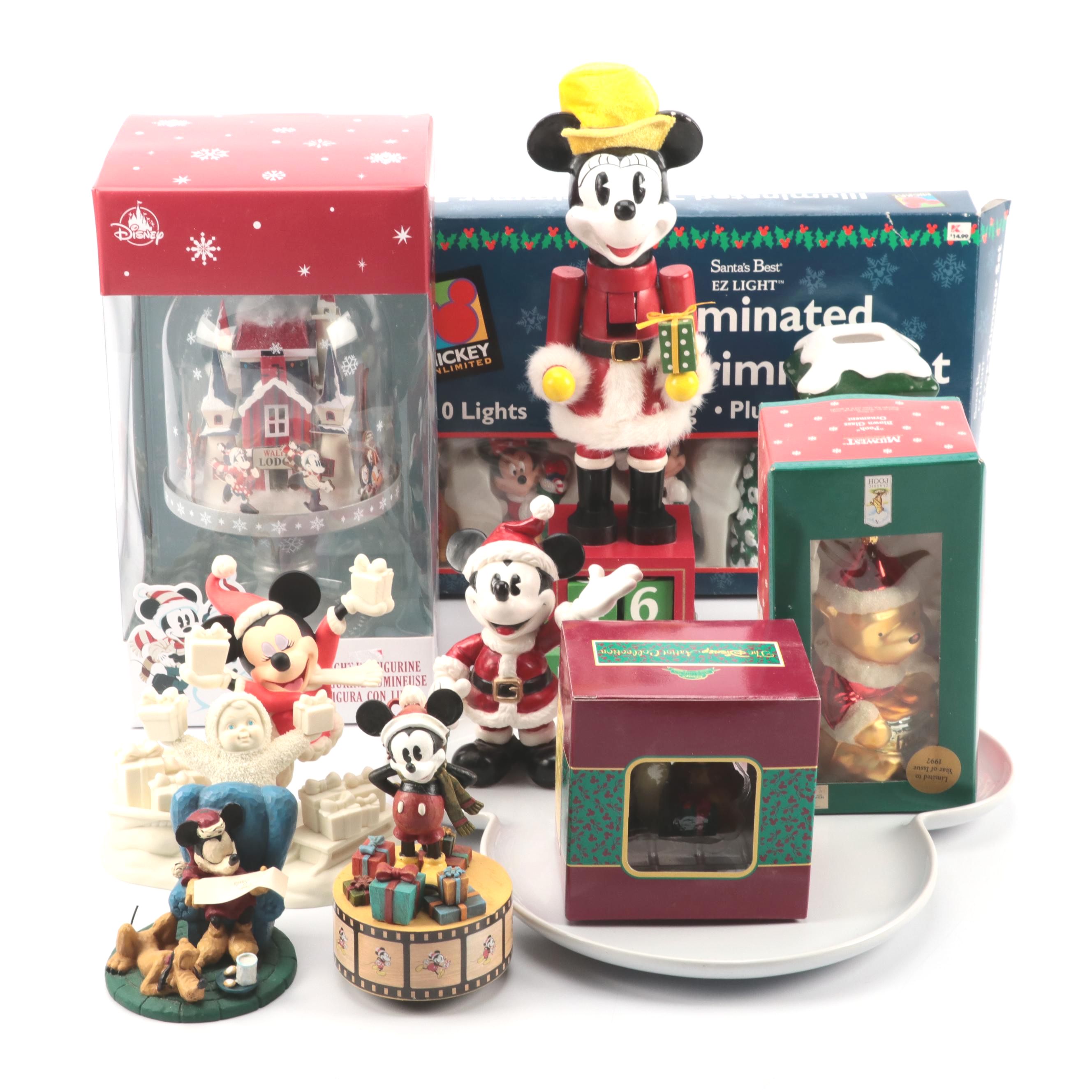 The Disney Artist Collection with Other Ornaments and Christmas Decorations