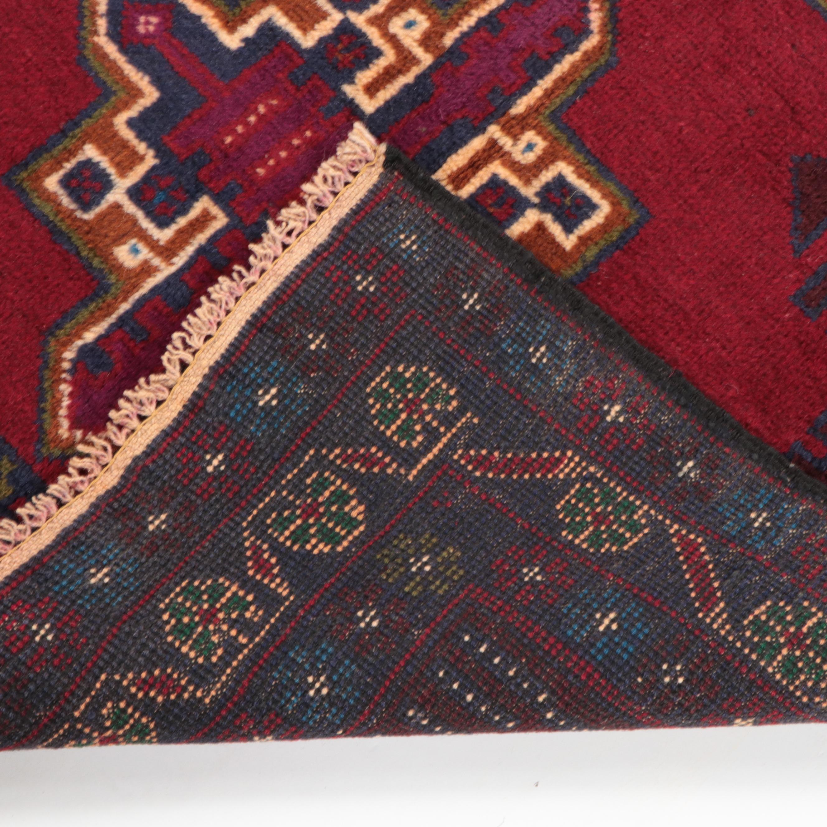2'11 x 4'4 Hand-Knotted Afghan Taimani Accent Rug
