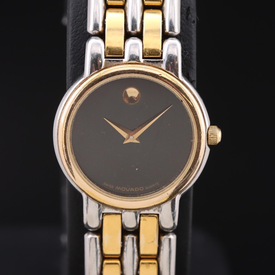 Movado Museum Two-Tone Quartz Wristwatch