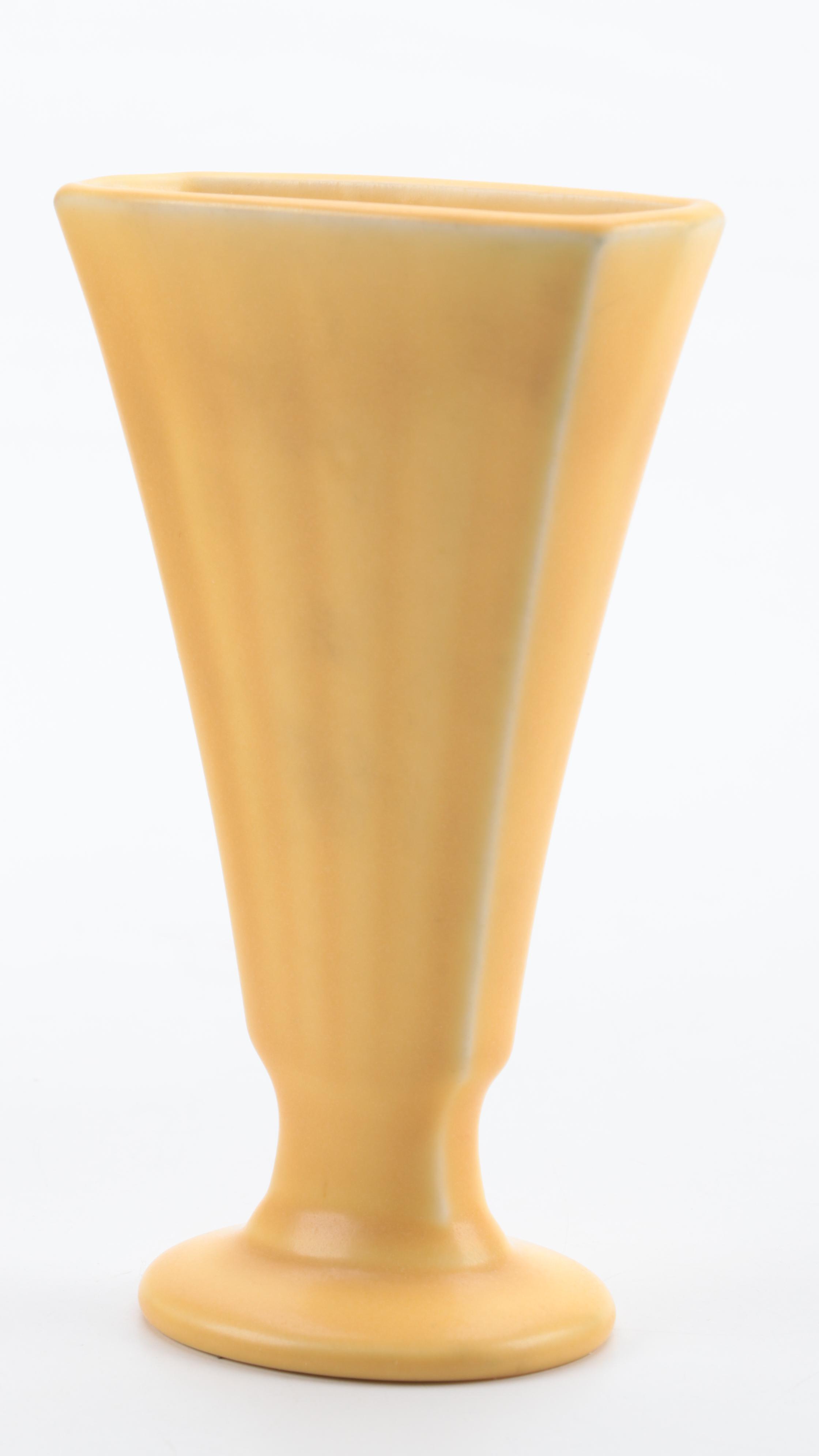 Rookwood Pottery Mustard Matte Glaze Vases and More, 1920s