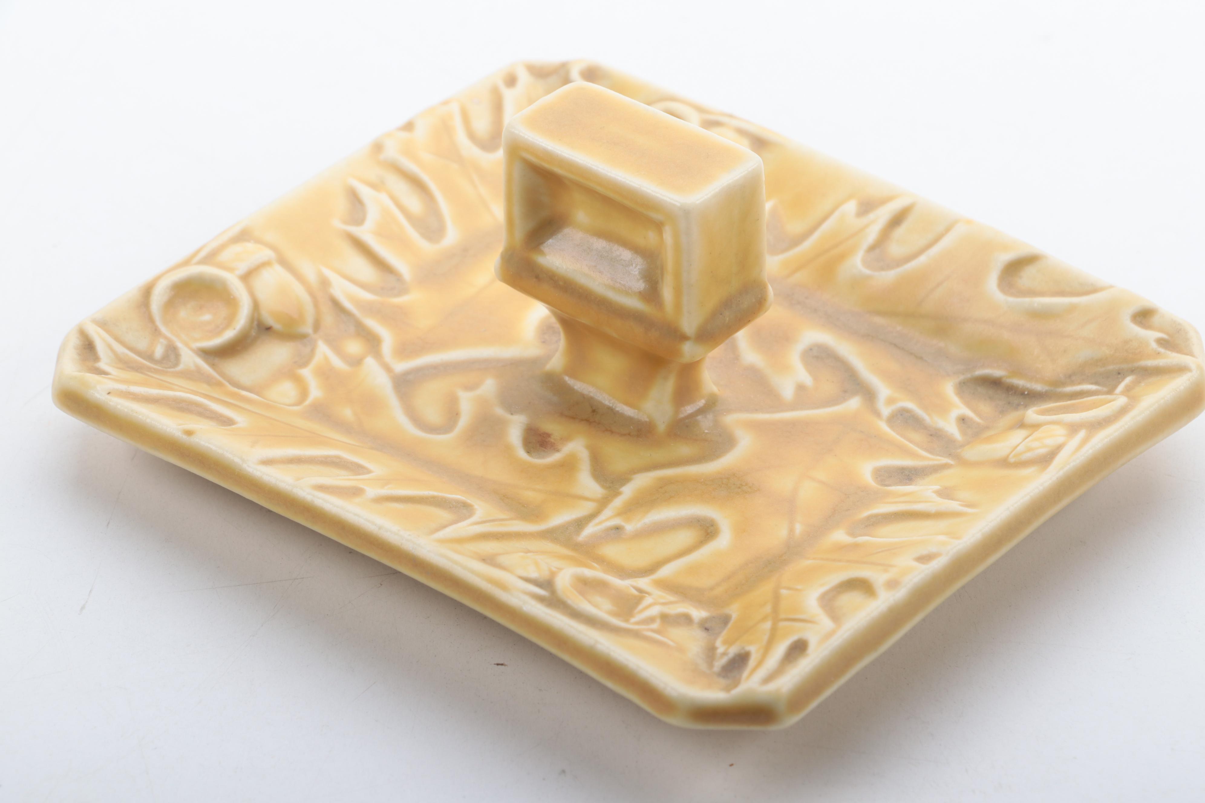 Rookwood Pottery Mustard Matte Glaze Vases and More, 1920s