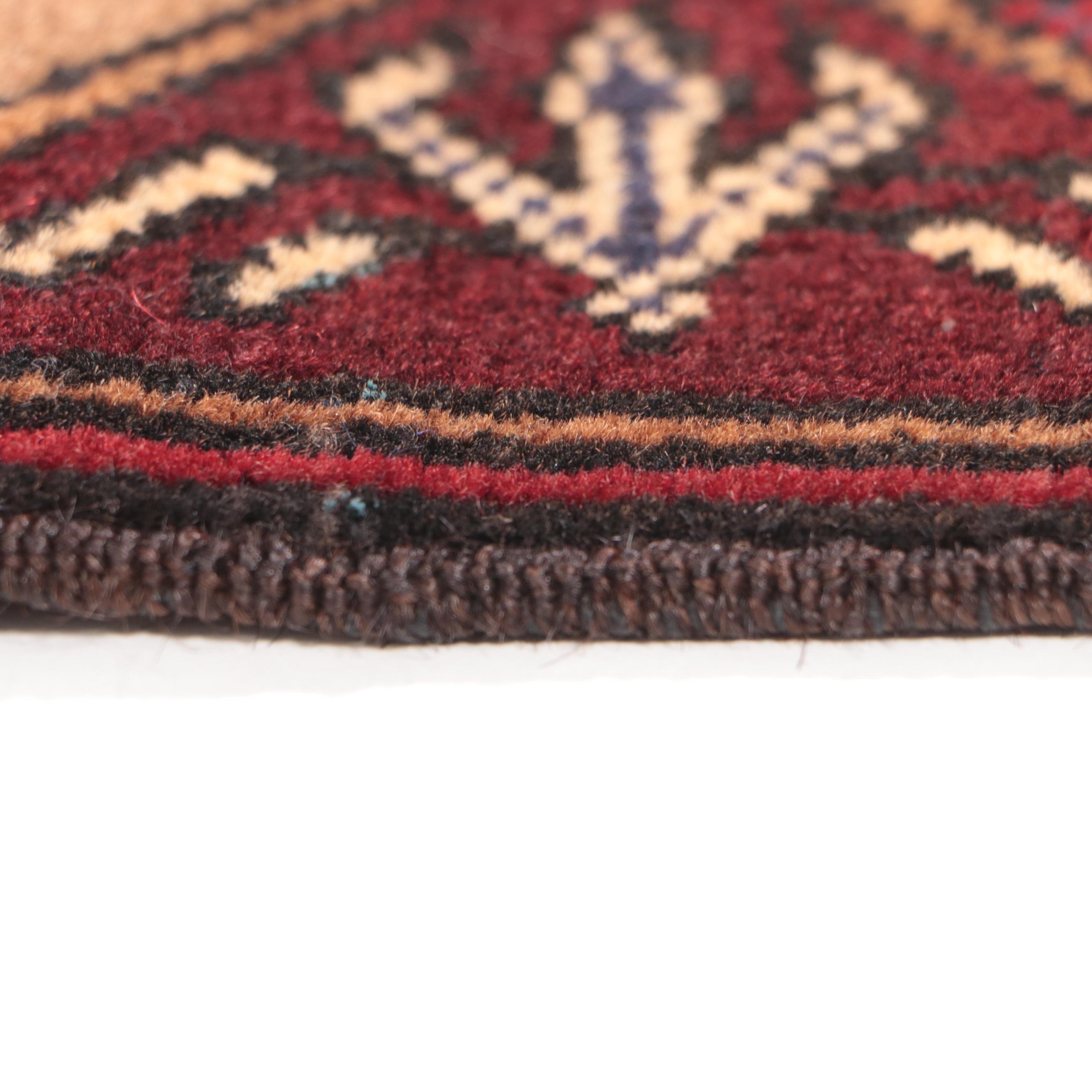 2'10 x 4'8 Hand-Knotted Afghan Teimani Accent Rug