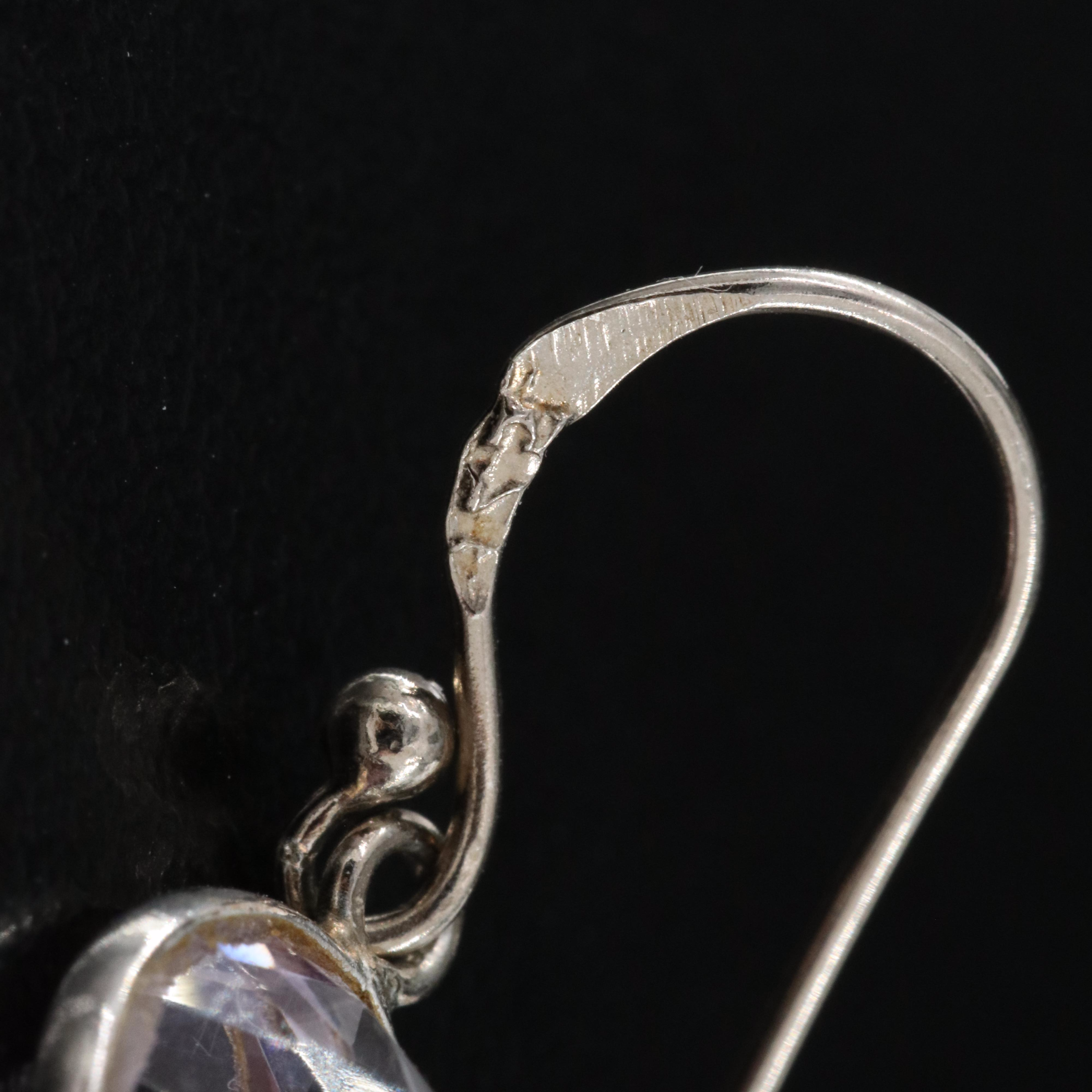 Sterling Amethyst Earrings