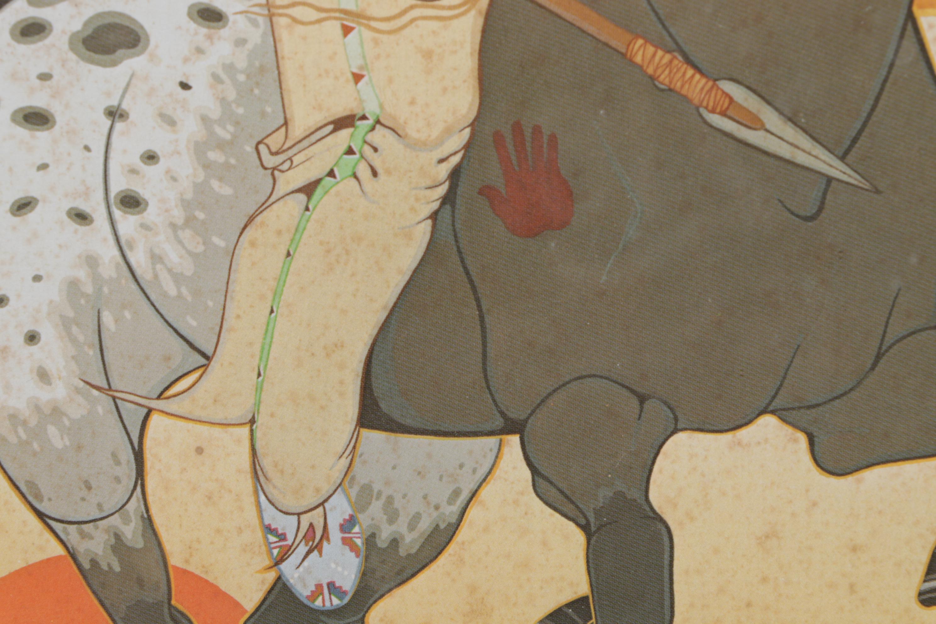 Antowine Warrior and Amado Peña Offset Lithographs, Late 20th Century