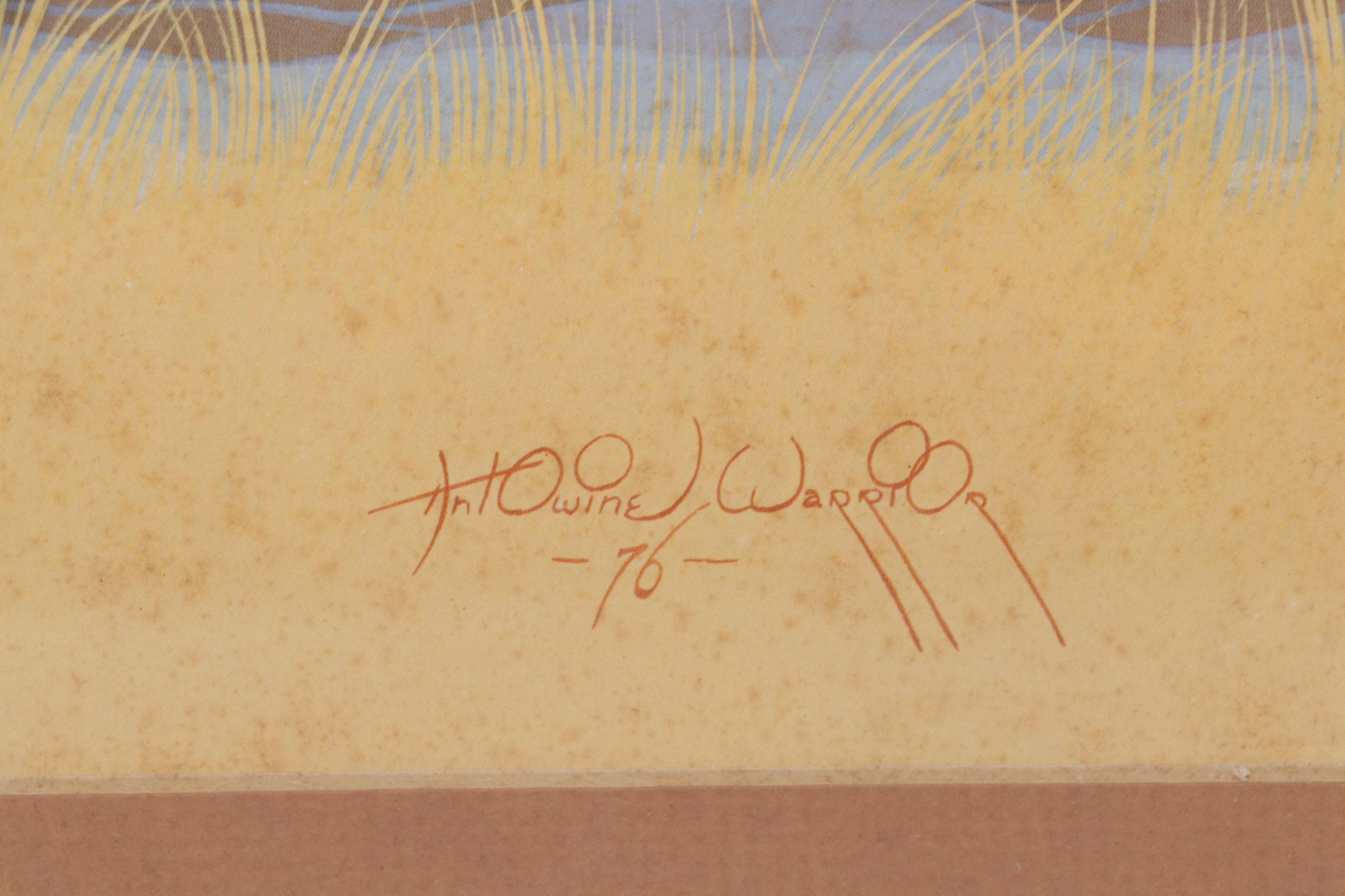 Antowine Warrior and Amado Peña Offset Lithographs, Late 20th Century