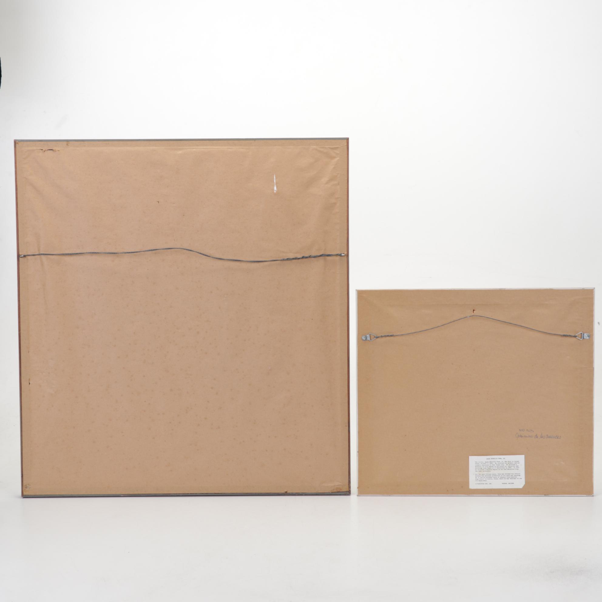 Antowine Warrior and Amado Peña Offset Lithographs, Late 20th Century