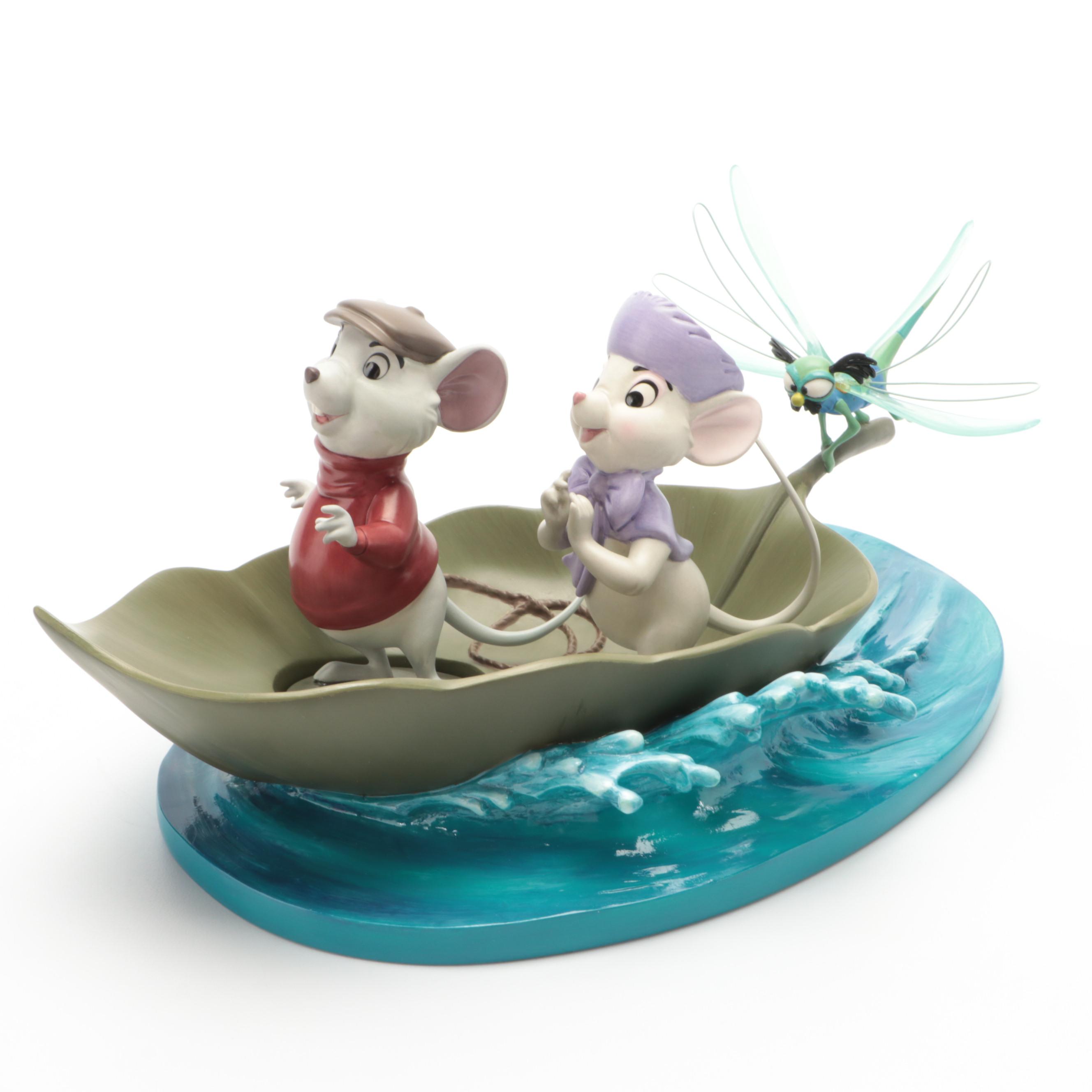 Classics Walt Disney Collection Ceramic Figurines Including "Medusa & Penny"