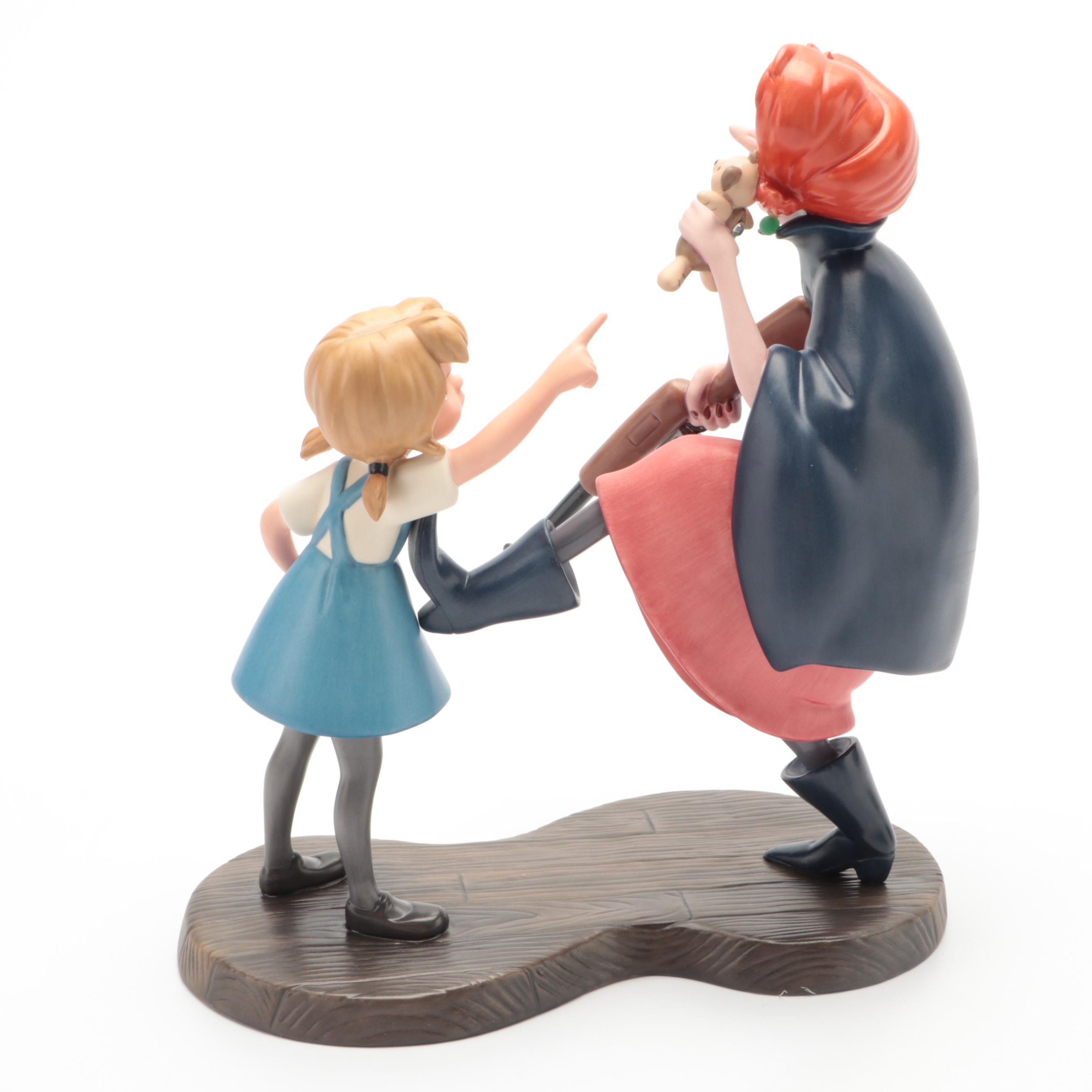 Classics Walt Disney Collection Ceramic Figurines Including "Medusa & Penny"