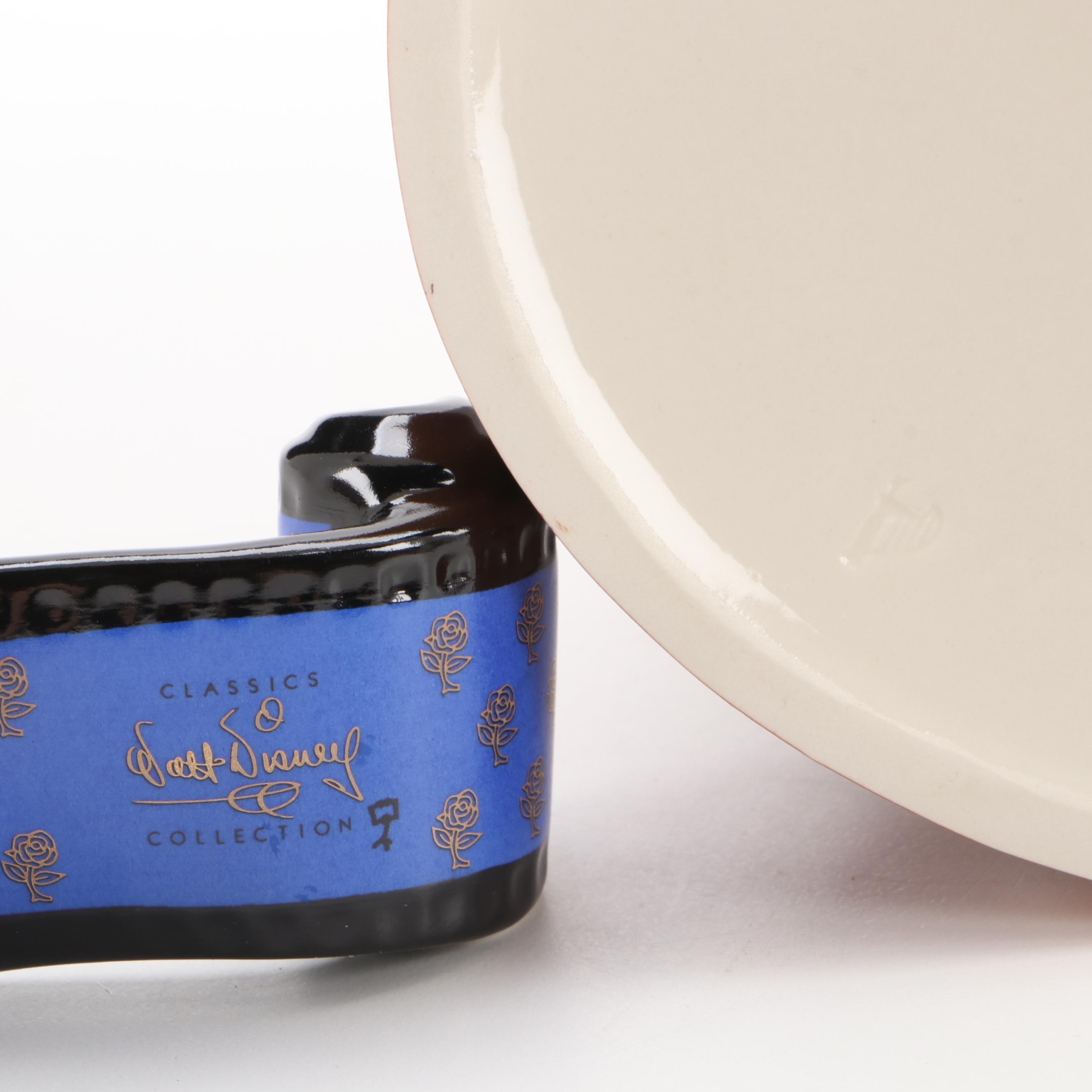 Classics Walt Disney Collection Ceramic Figurines Including "Belle & Beast"