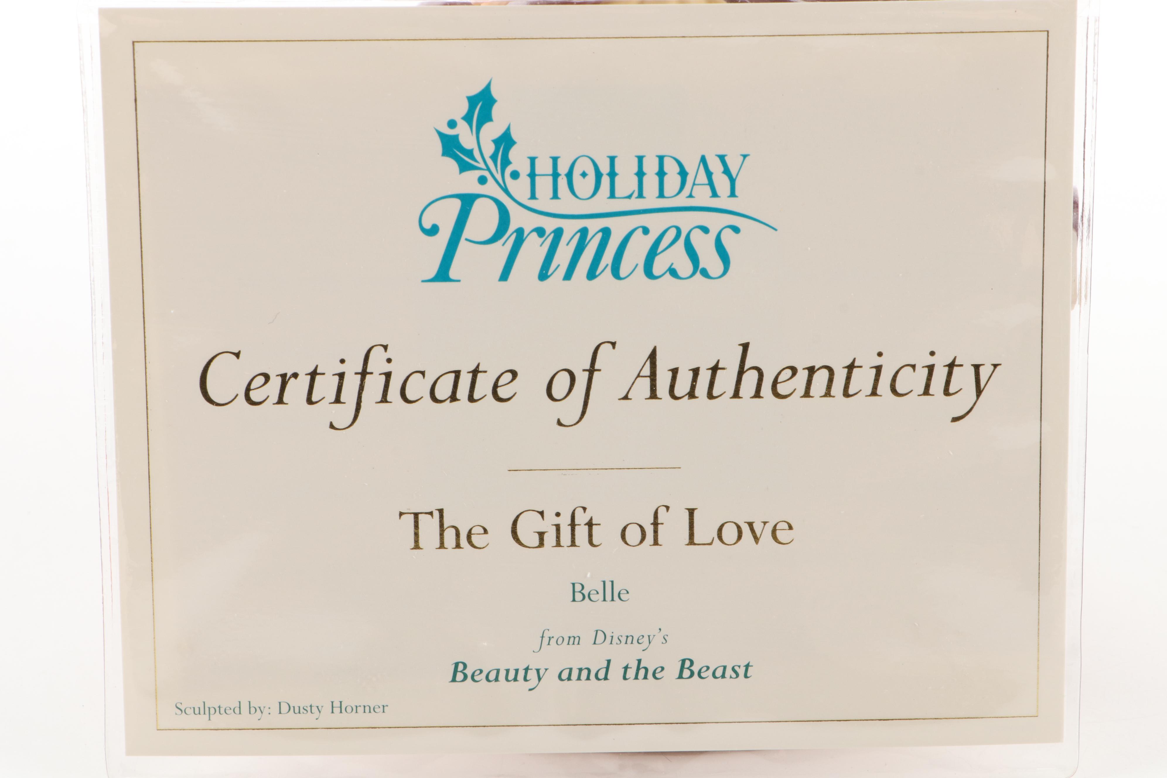 Classics Walt Disney Collection Ceramic Figurines Including "Belle & Beast"