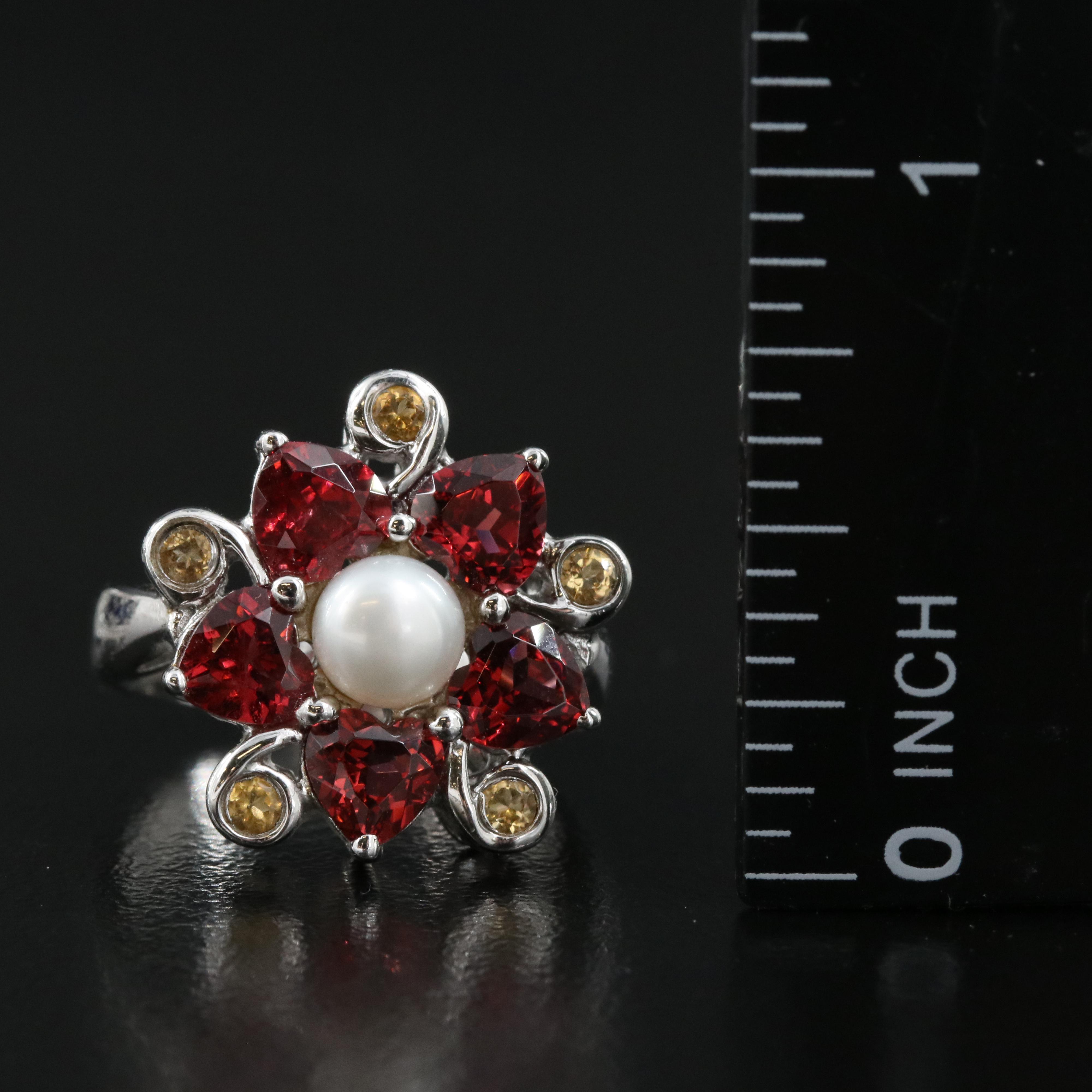 Sterling Rings Including Sapphire and Cubic Zirconia