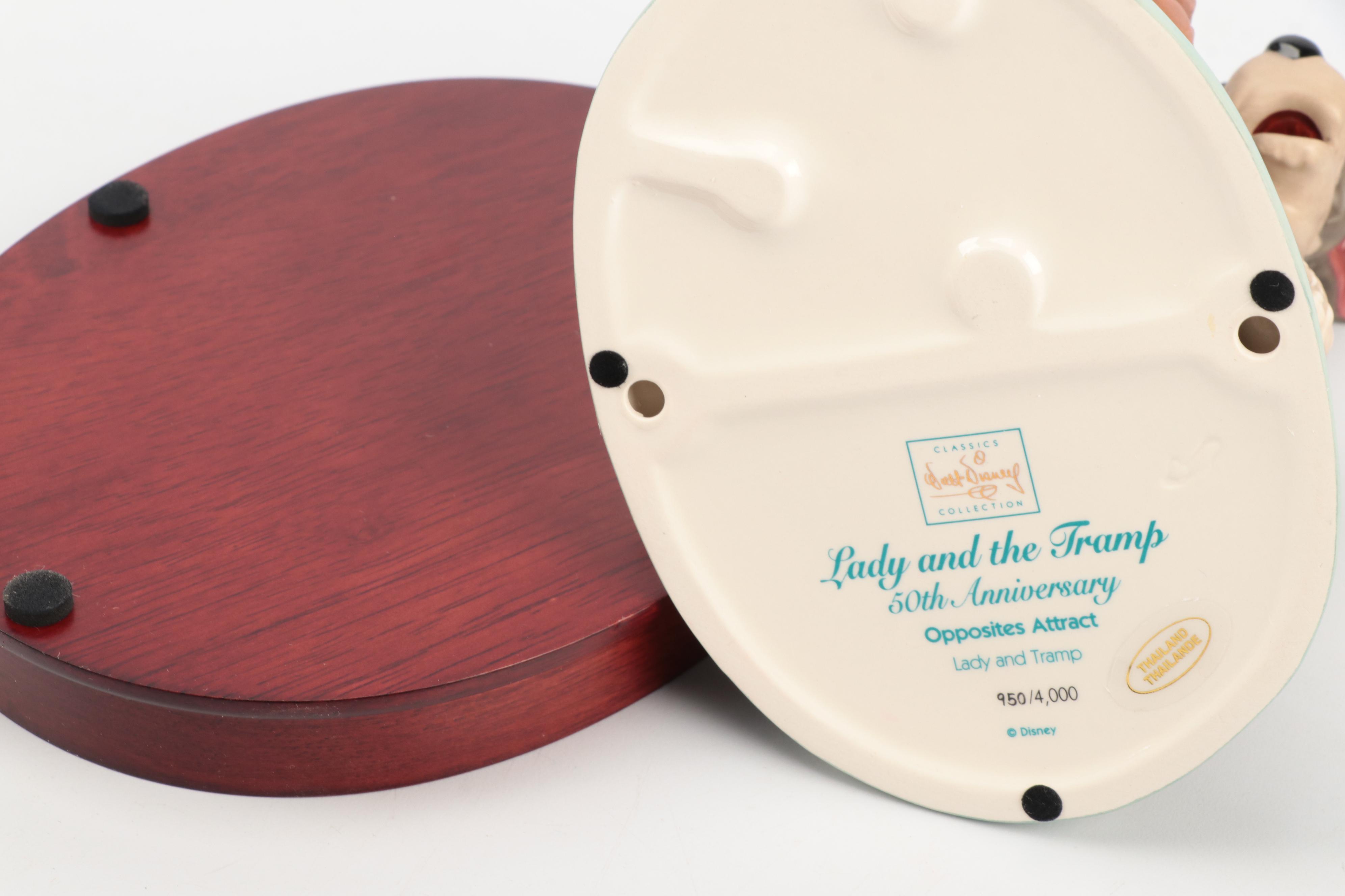 Disney Classics Collection "Lady & the Tramp" and Other Ceramic Figurines