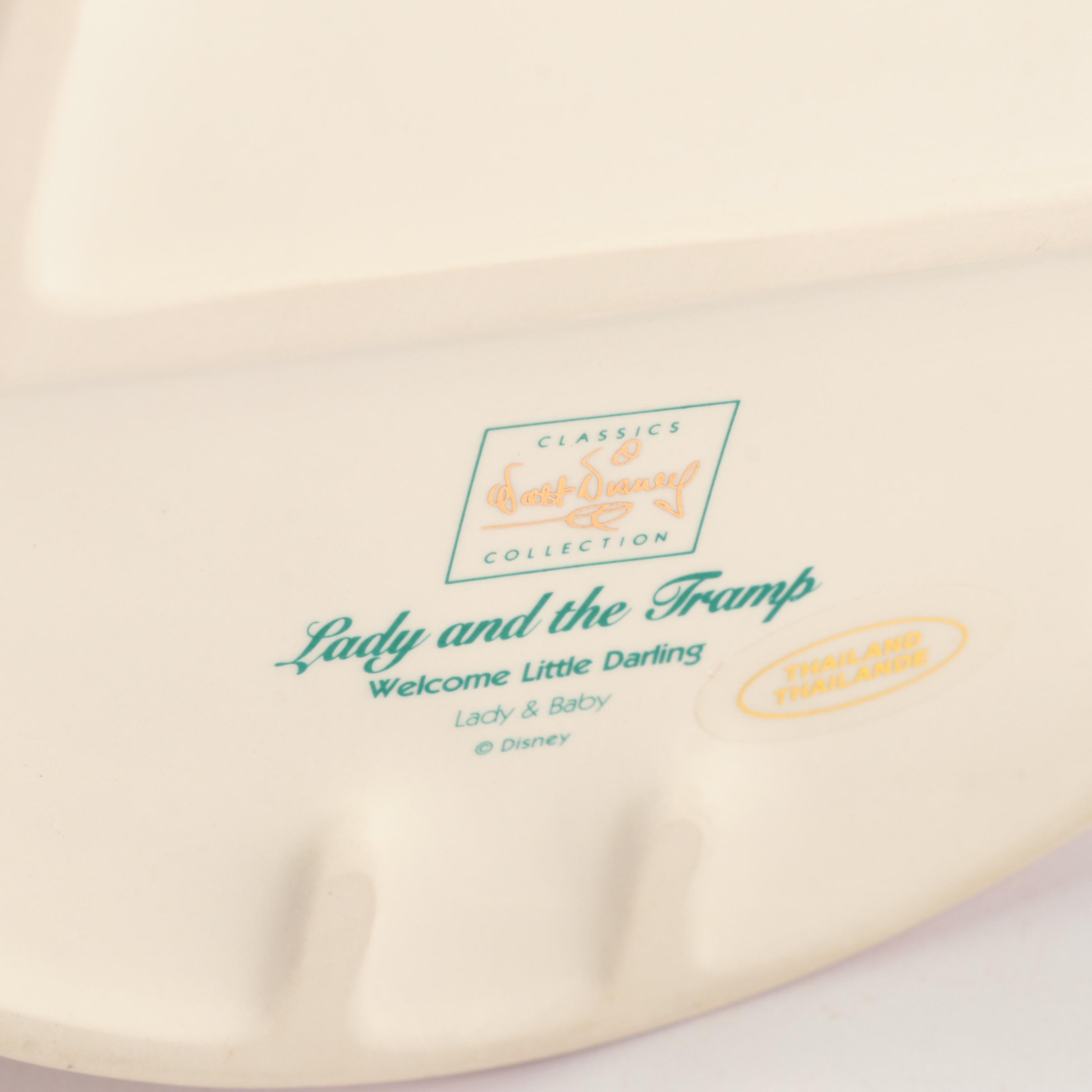 Disney Classics Collection "Lady & the Tramp" and Other Ceramic Figurines