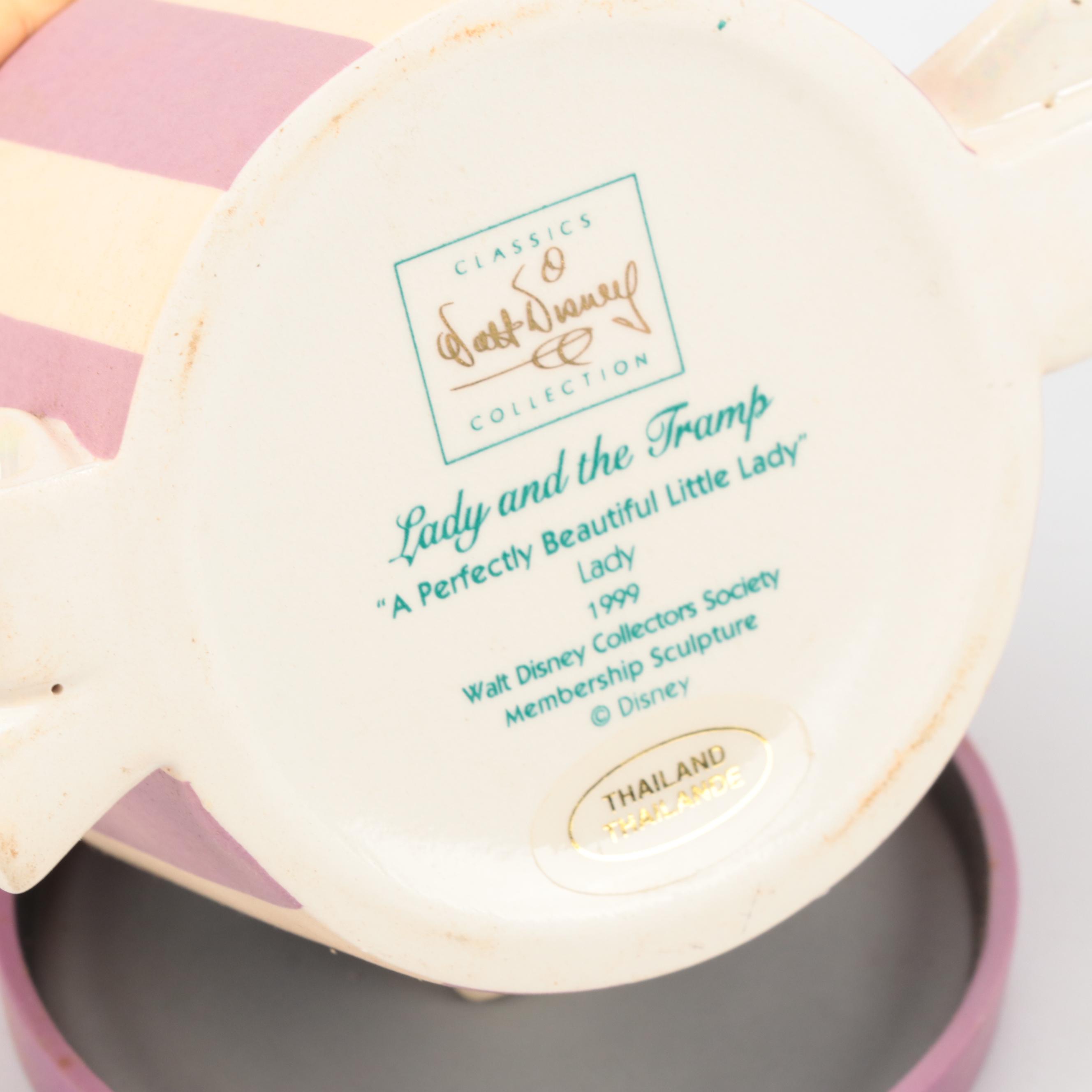 Disney Classics Collection "Lady & the Tramp" and Other Ceramic Figurines