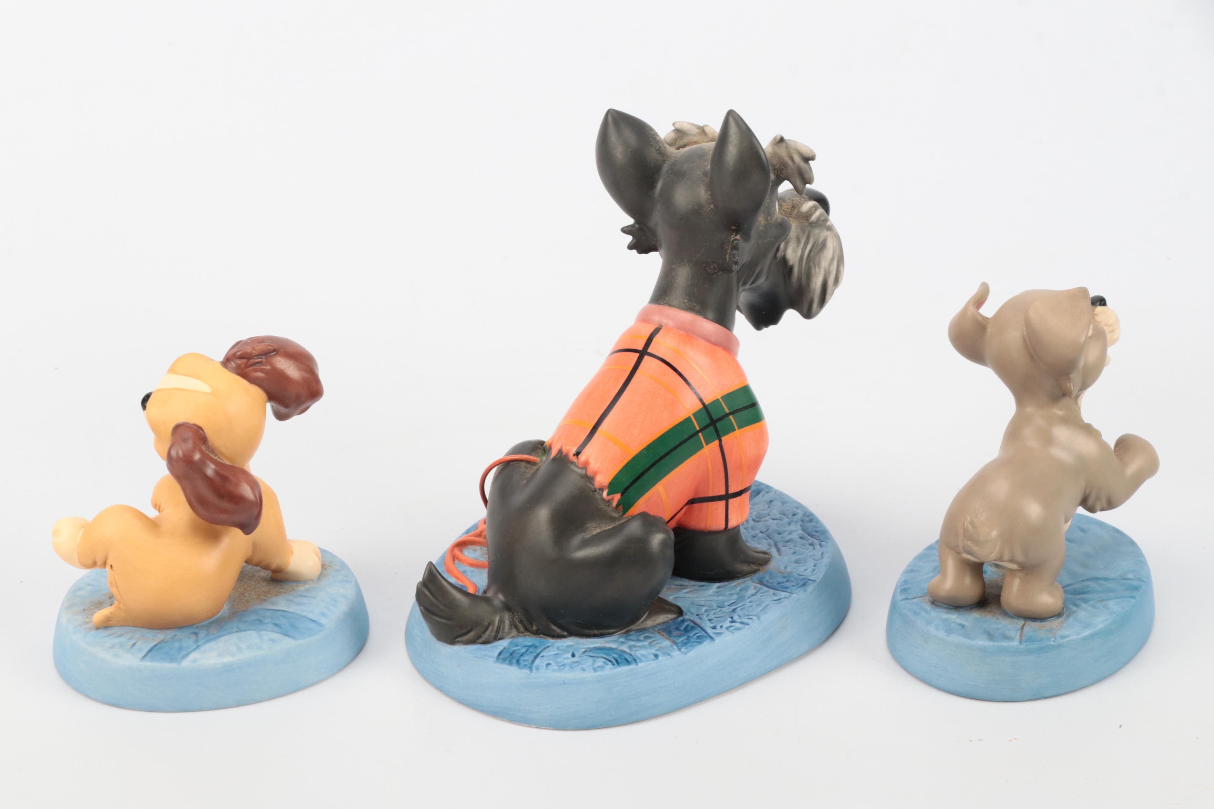 Disney Classics Collection "Lady & the Tramp" and Other Ceramic Figurines