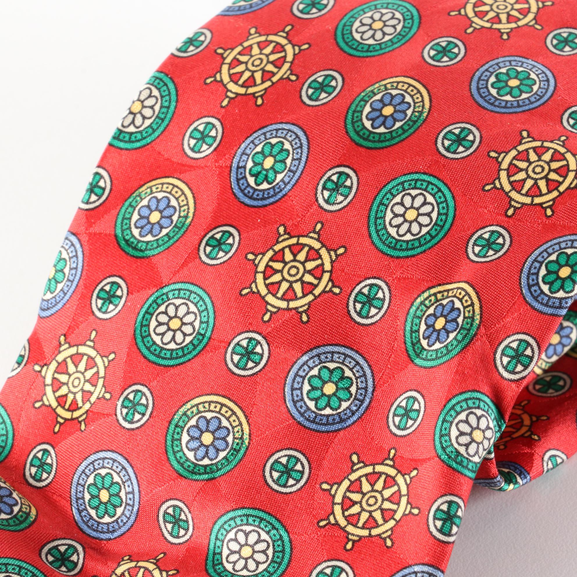 United Colors of Benetton Patterned Silk Jacquard Necktie