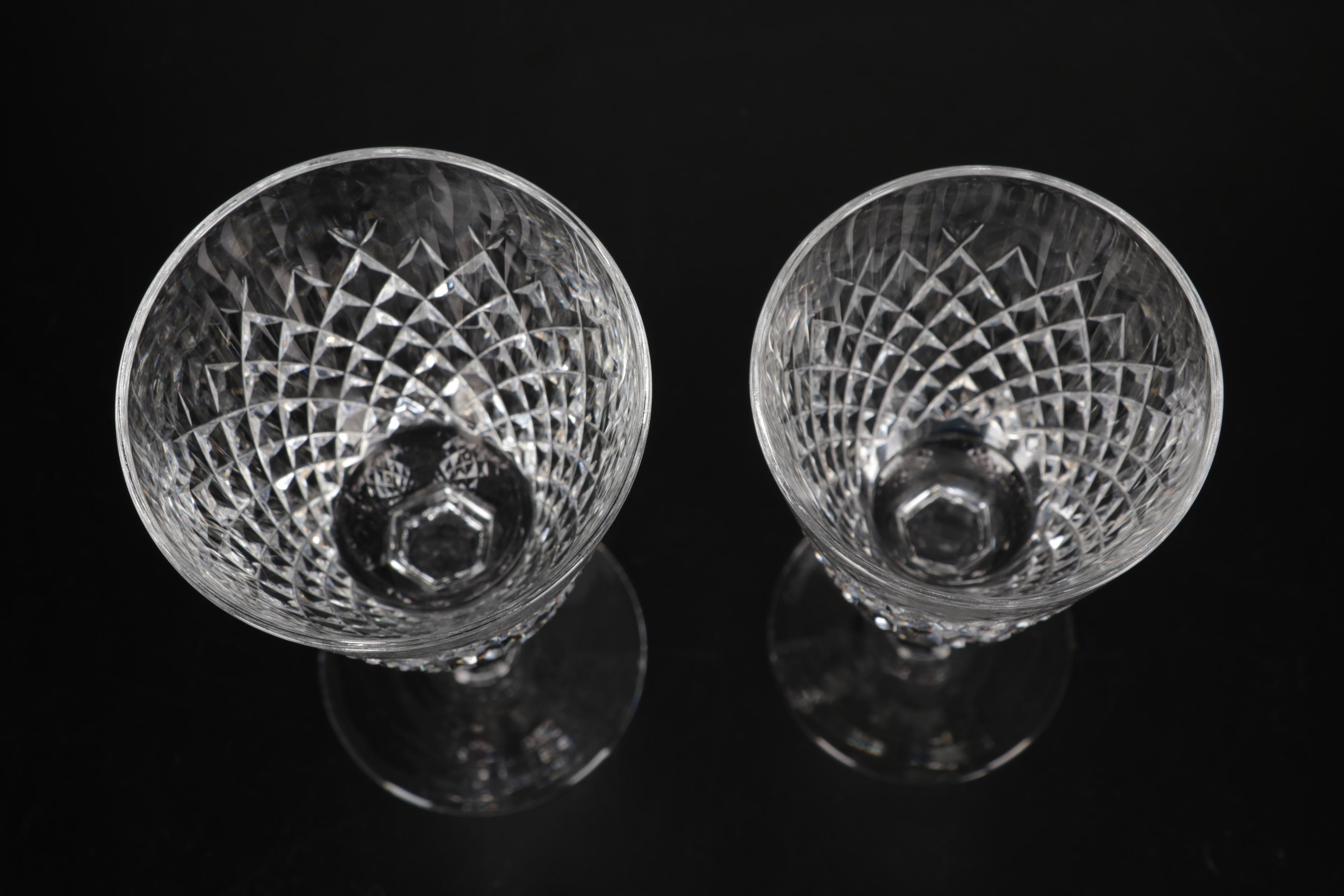 Waterford Crystal "Alana" Clarets and White Wine Glass, 1952-2022