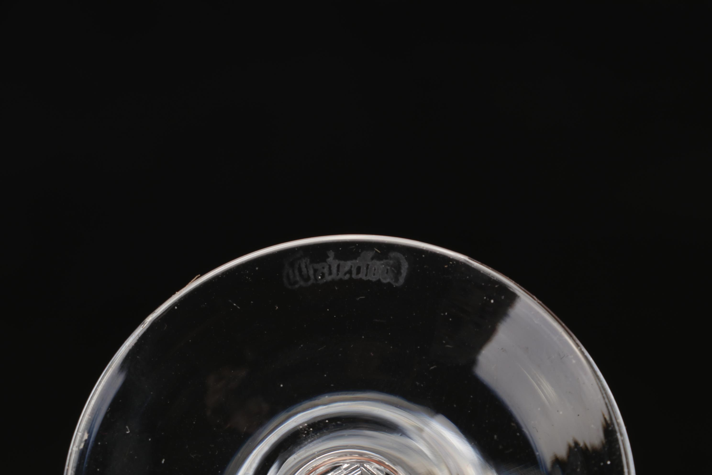 Waterford Crystal "Alana" Clarets and White Wine Glass, 1952-2022