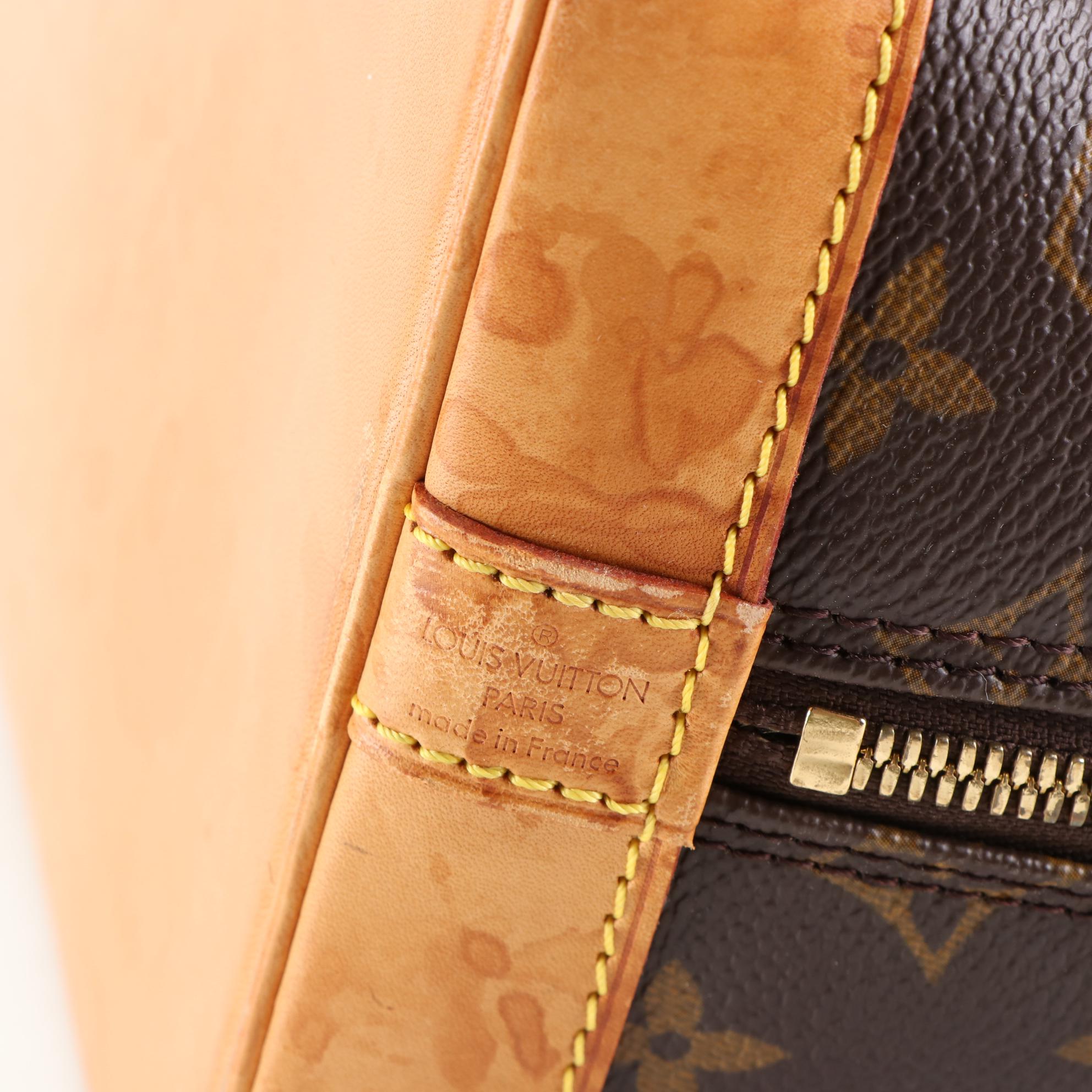 Louis Vuitton Alma PM Satchel in Monogram Canvas and Vachetta Leather