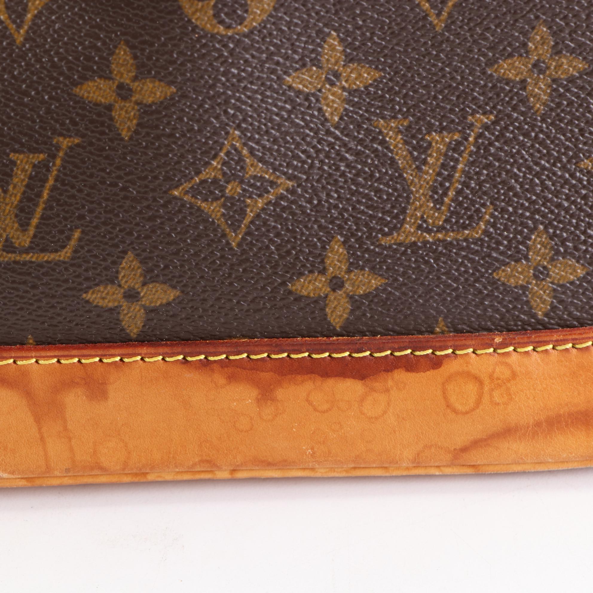 Louis Vuitton Alma PM Satchel in Monogram Canvas and Vachetta Leather