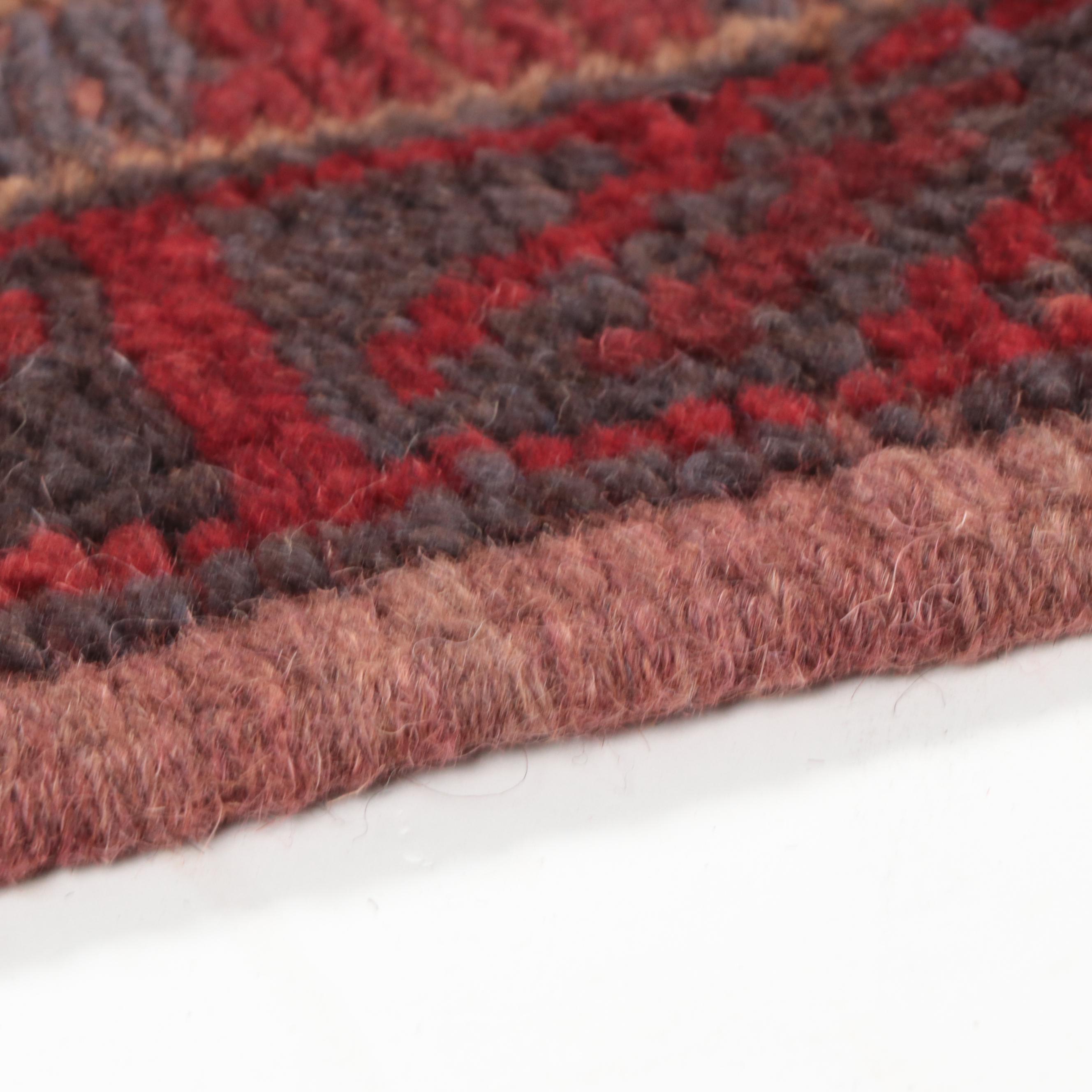 1'10 x 7'3 Handwoven Mixed-Technique Afghan Baluch Carpet Runner