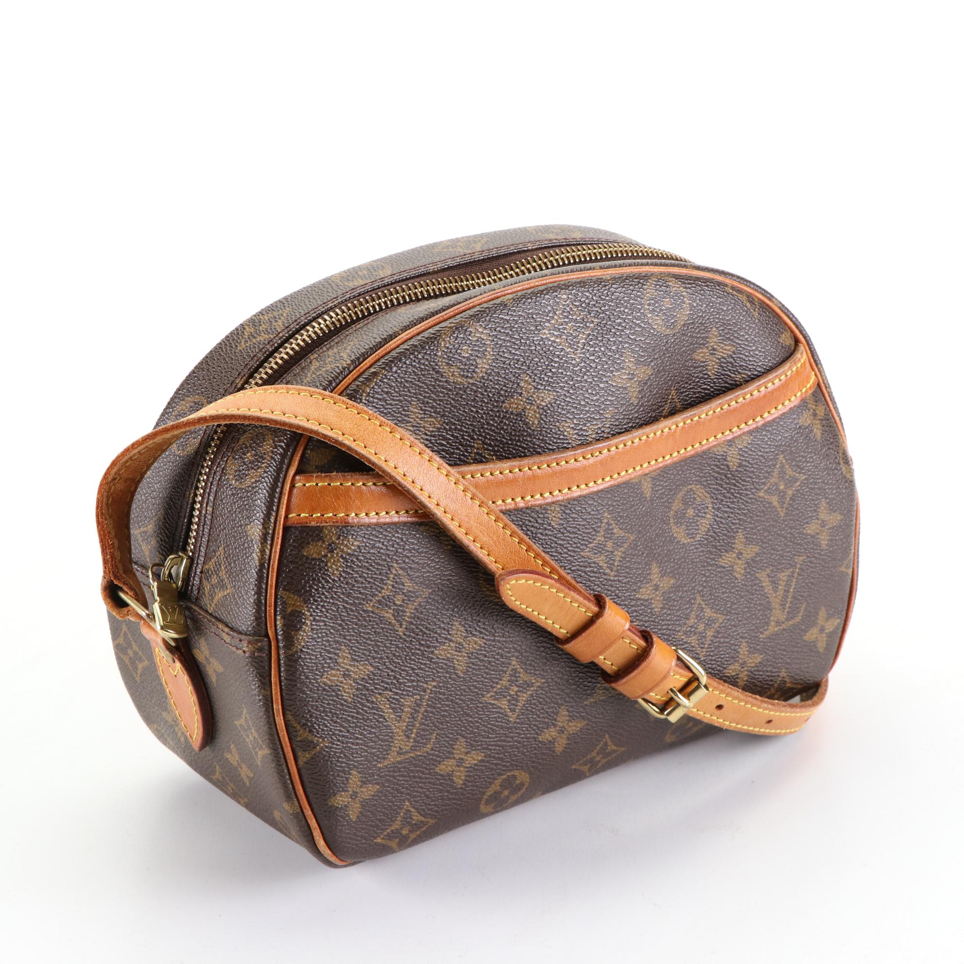 Louis Vuitton Blois Bag in Monogram Canvas and Vachetta Leather