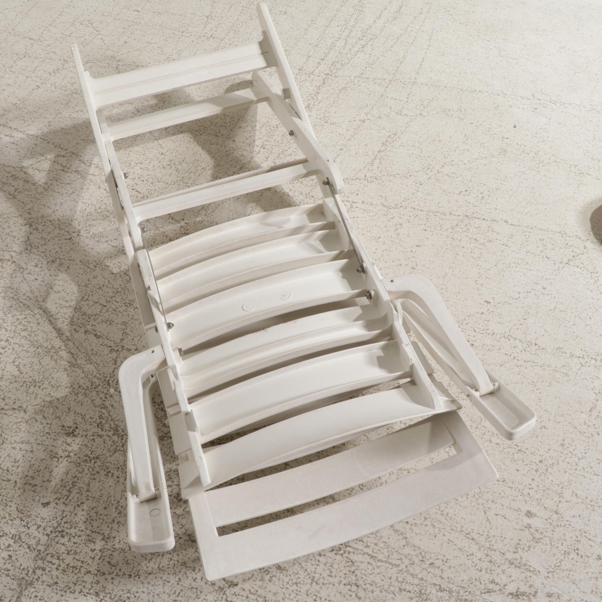 Grosfillex Molded Plastic Folding Lounge Chairs, Dining Table and More